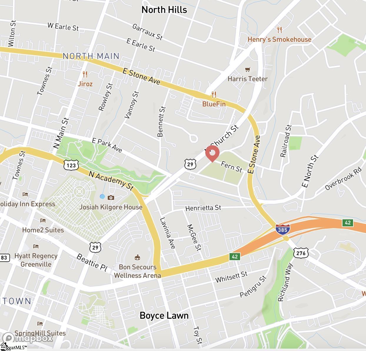 00 N Church Street Greenville, SC 29601
