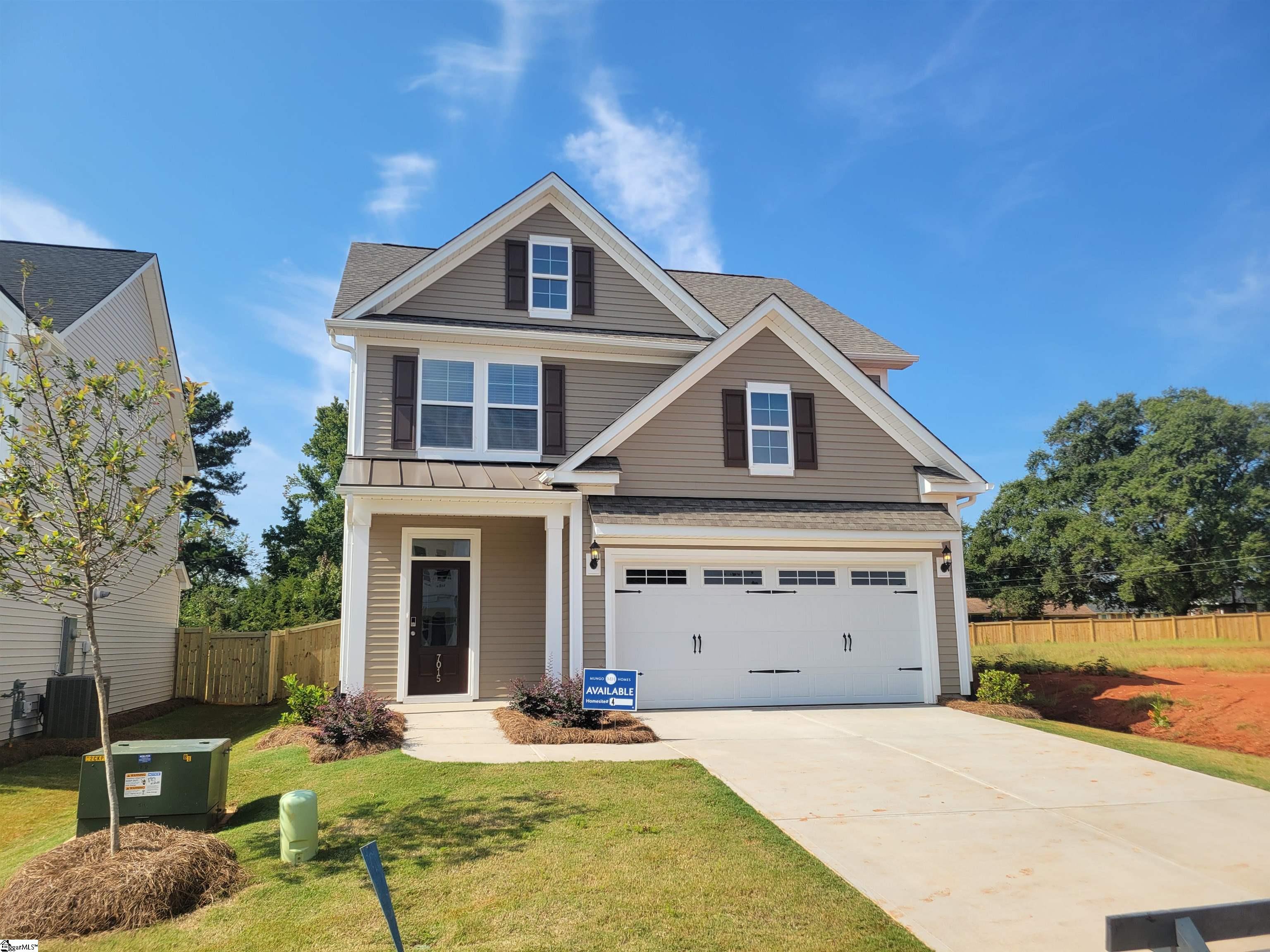 7015 New Horizons Lane UNIT Lot 4 Boiling Springs, SC 29316