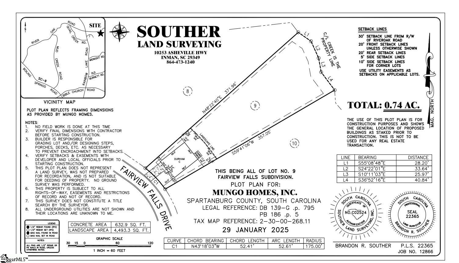 7045 Fairview Falls Drive UNIT Lot 9 Chesnee, SC 29323