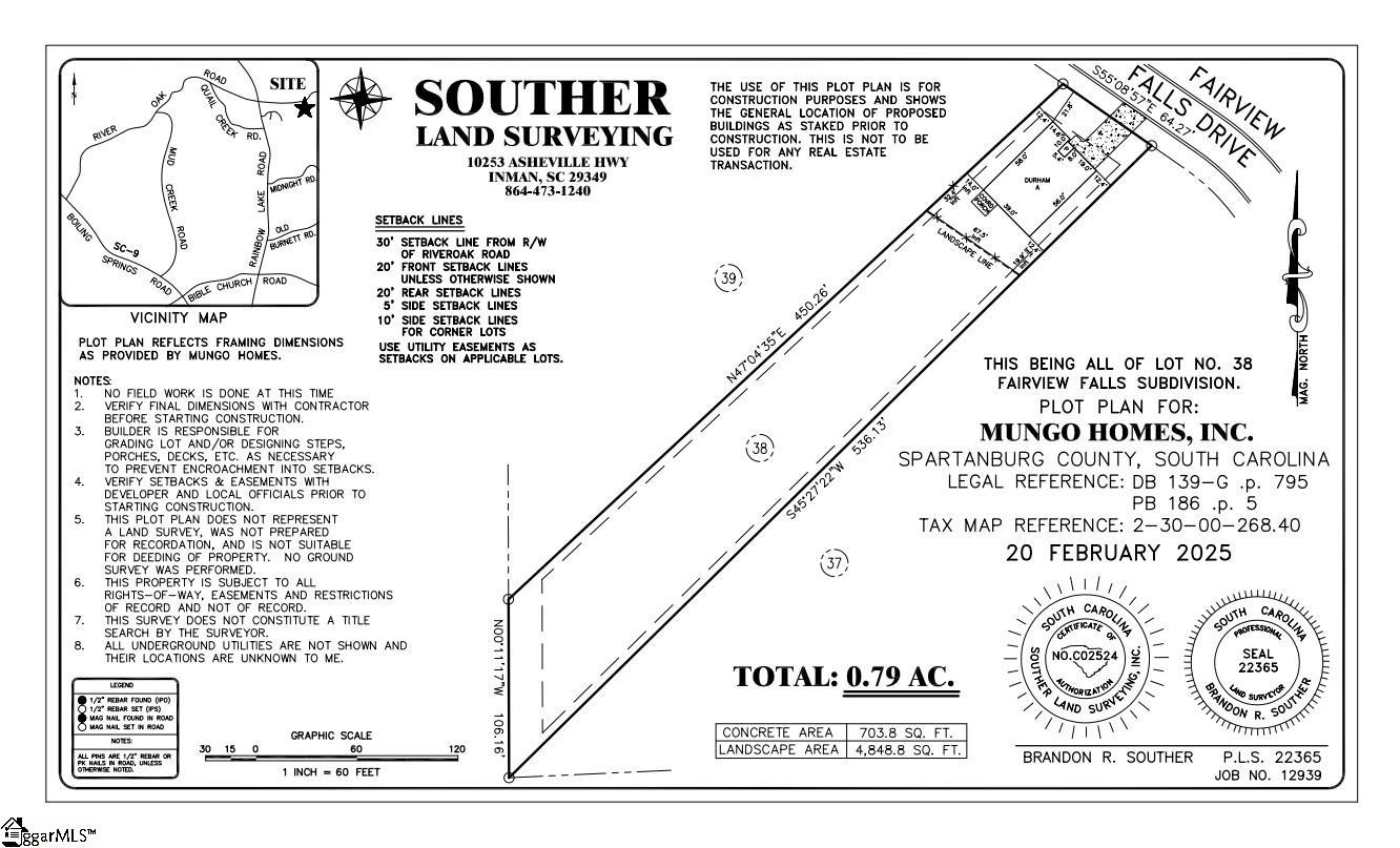 7042 Fairview Falls Drive UNIT Lot 38 Chesnee, SC 29323