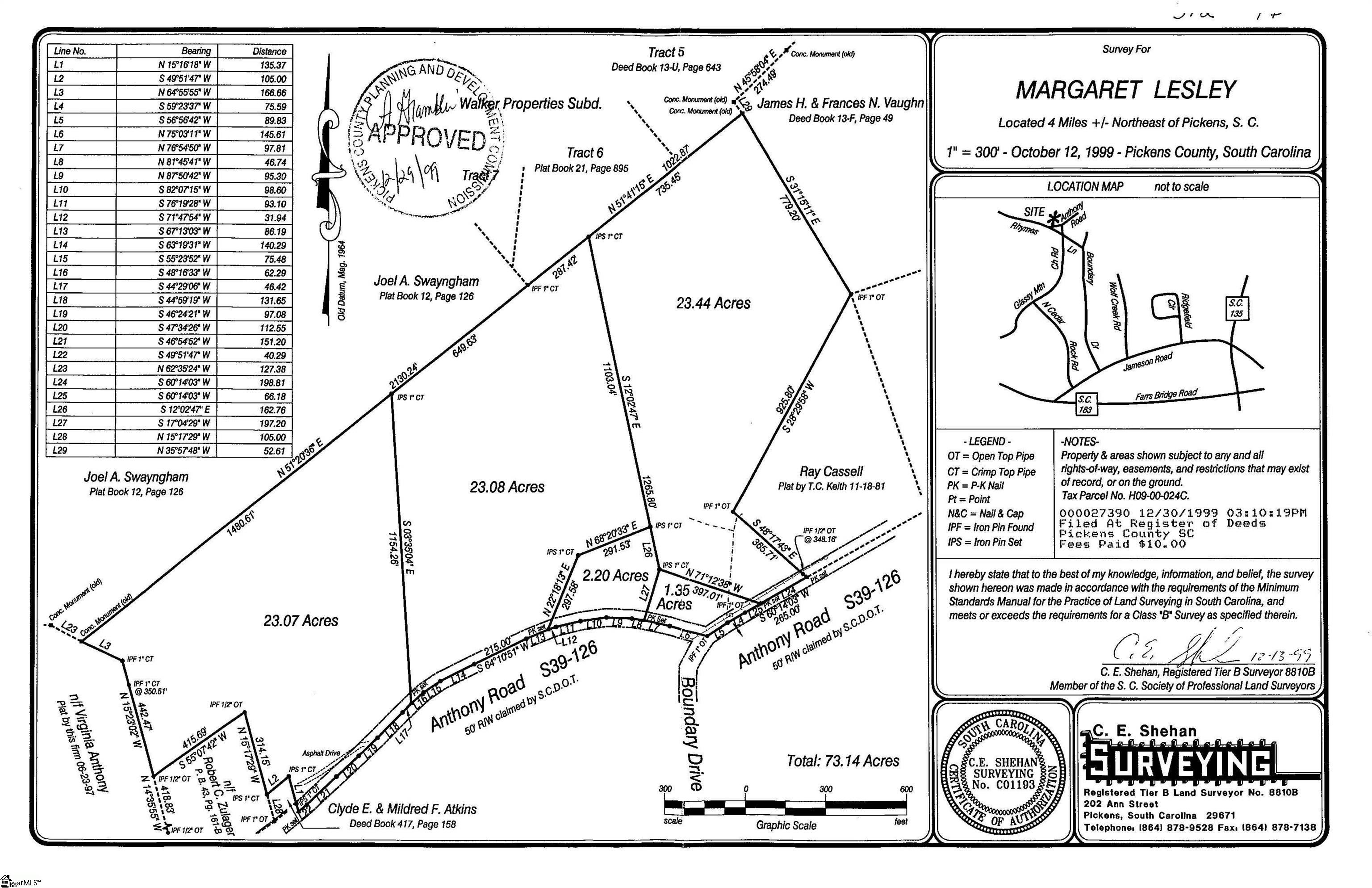 00 Anthony Road Pickens, SC 29671
