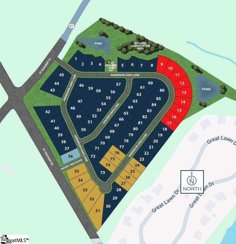 150 Anderson Oaks Lane UNIT Lot 76 Easley, SC 29642