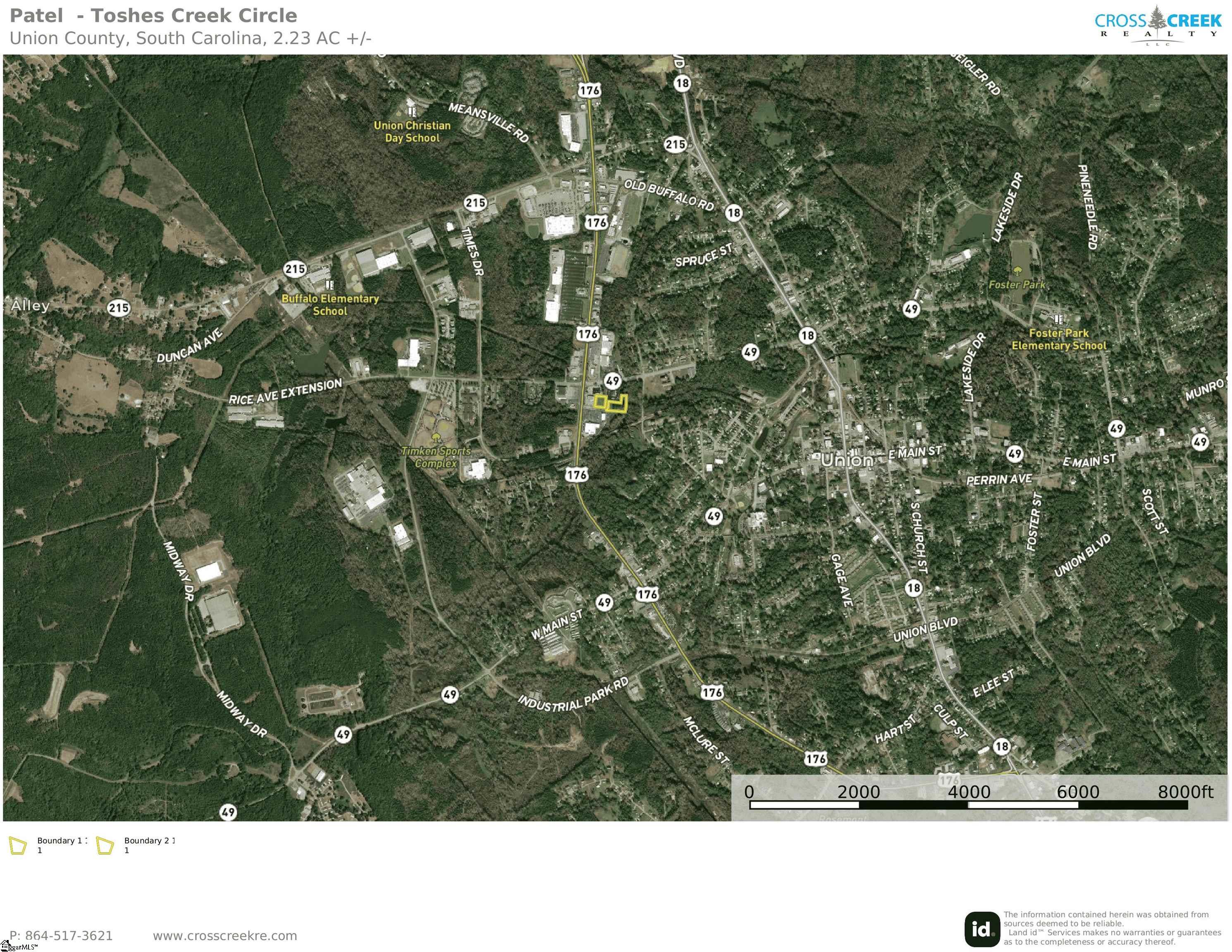 Toshes Creek Circle Union, SC 29379