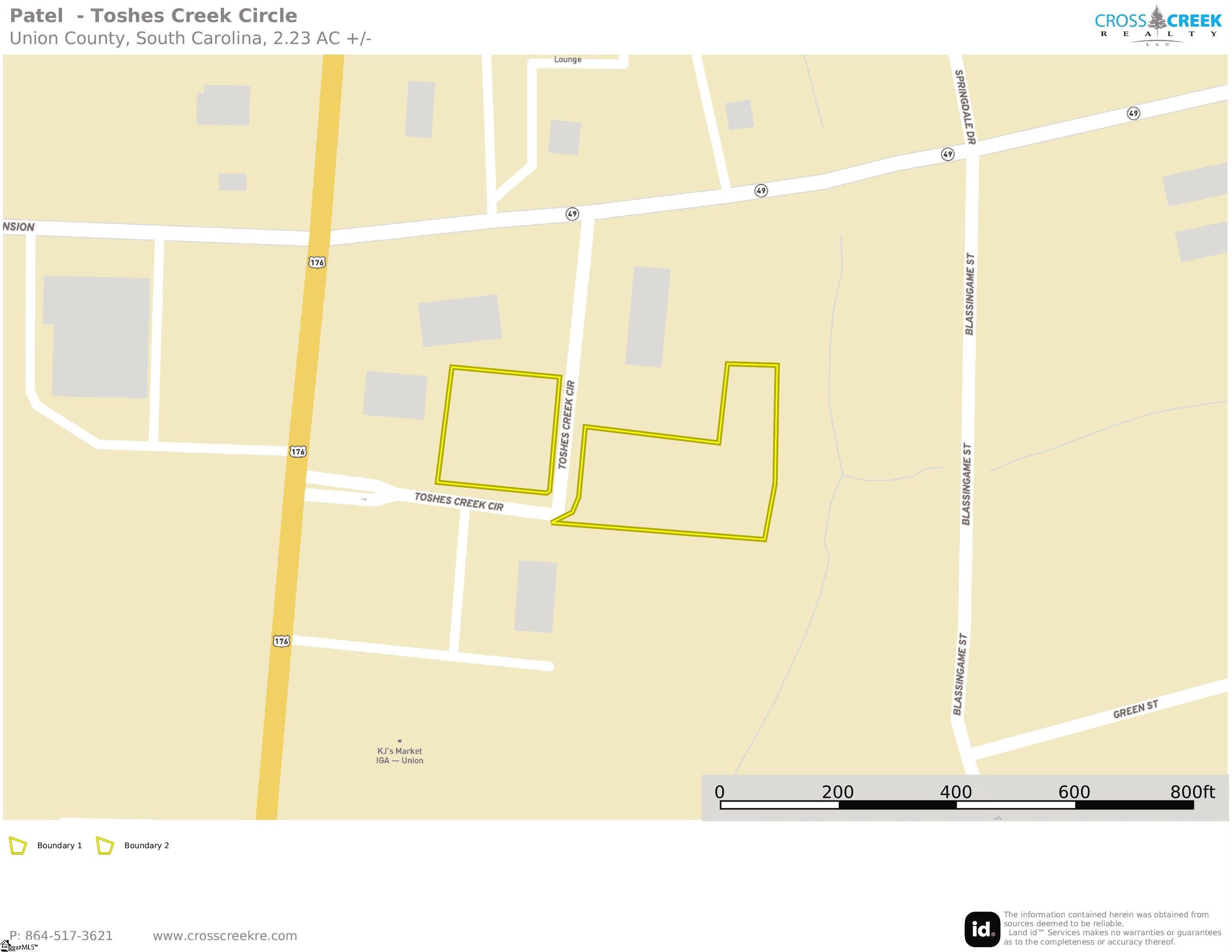 Toshes Creek Circle Union, SC 29379