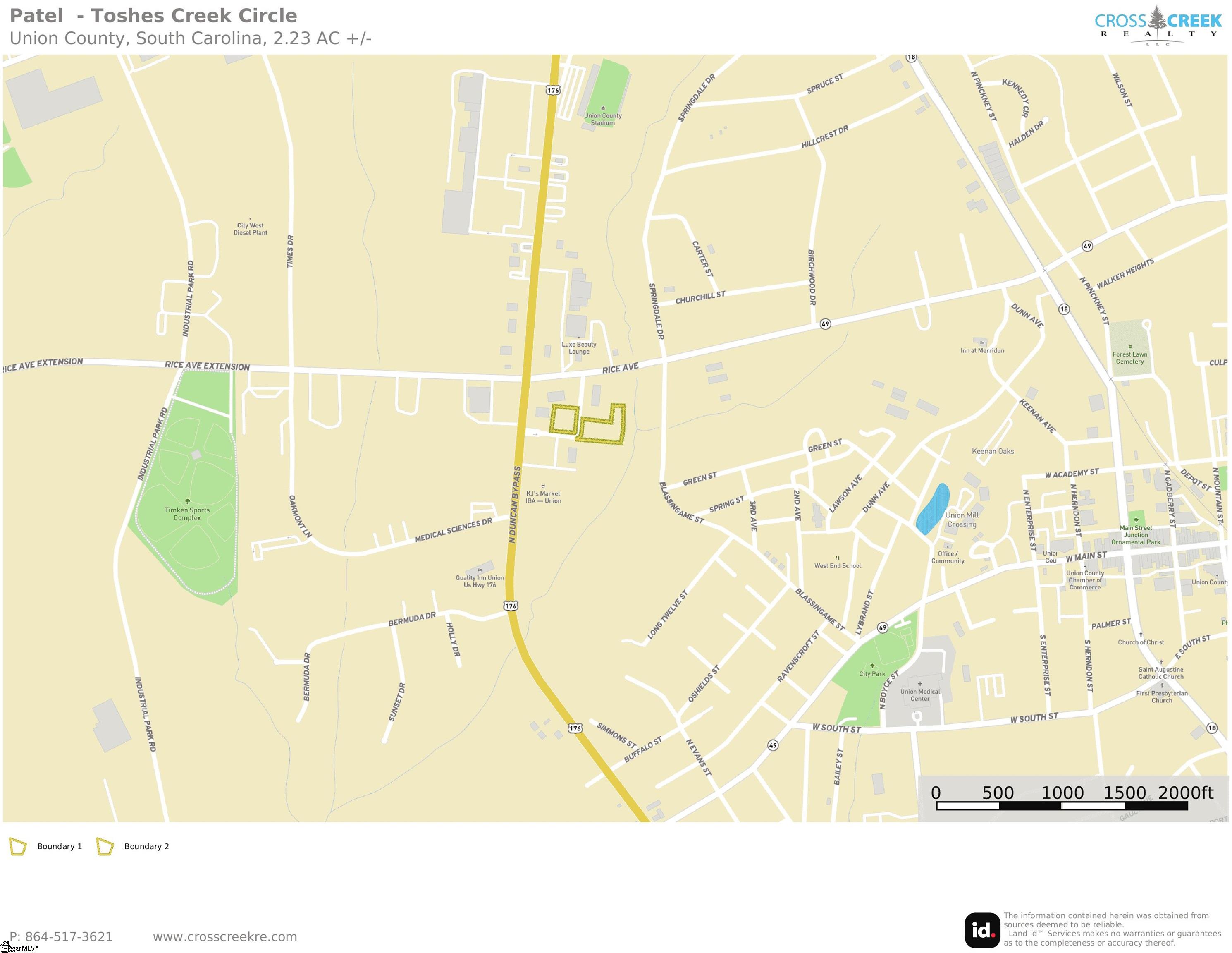 Toshes Creek Circle Union, SC 29379