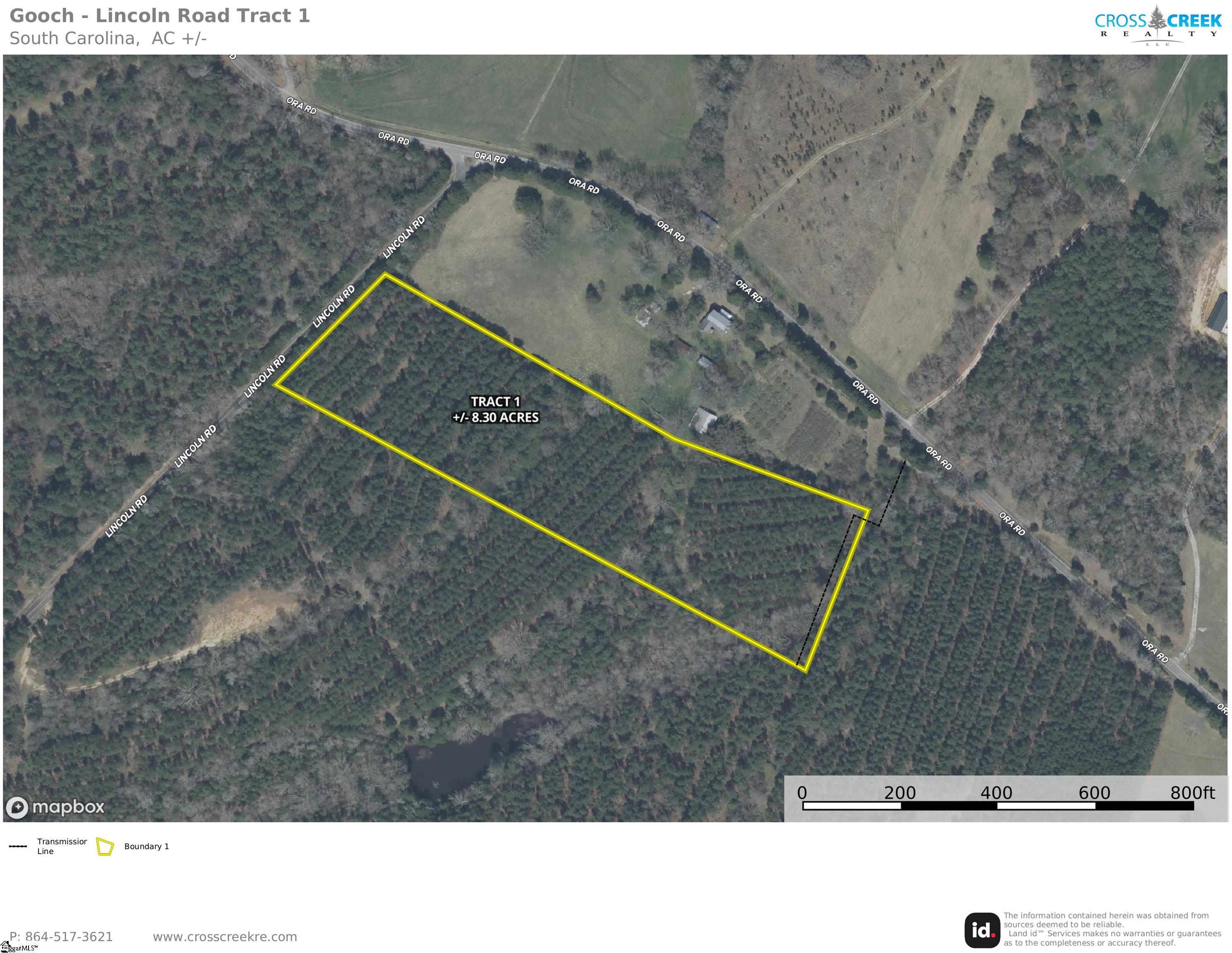 00 Lincoln Road, Gray Court SC 29645,Gray Court,Laurens,Land