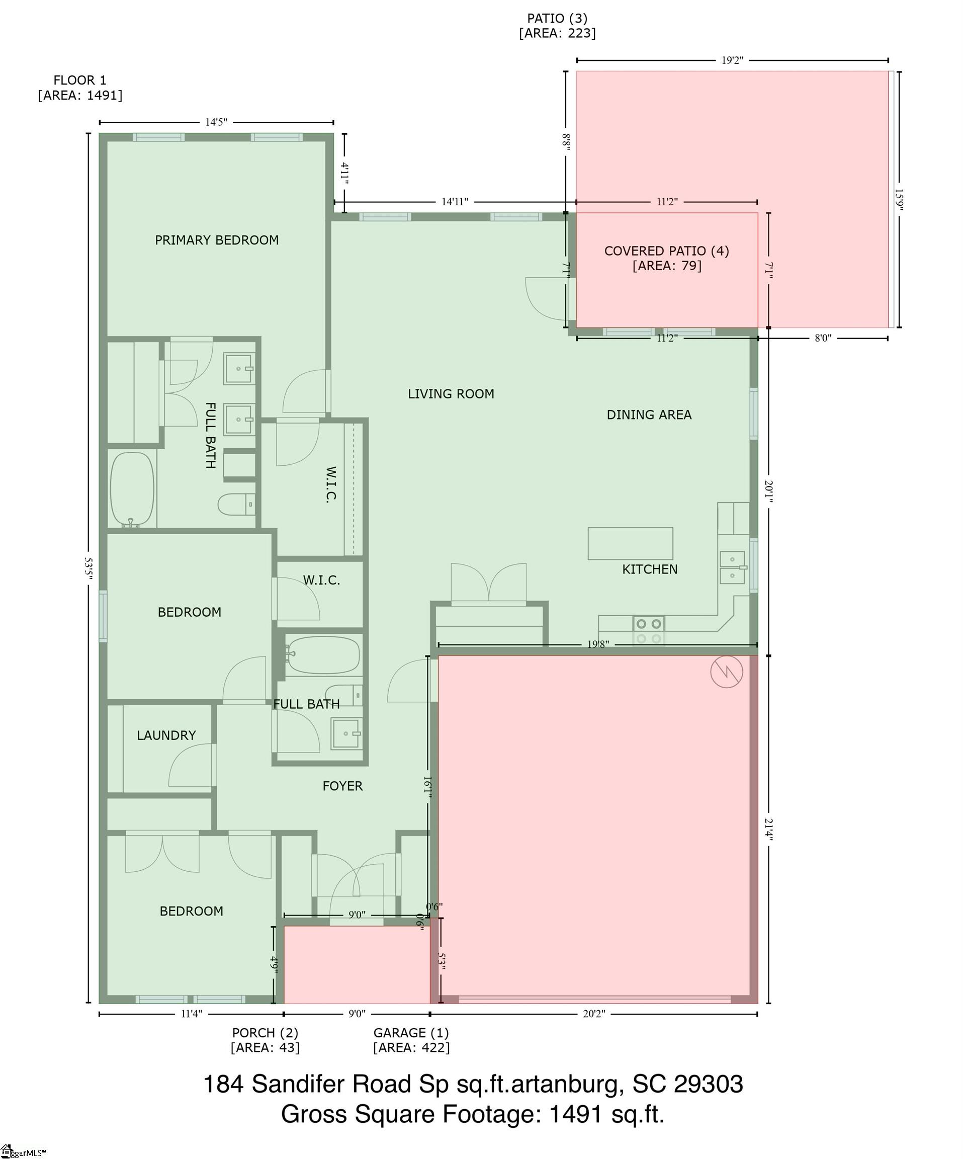184 Sandifer Road Spartanburg, SC 29303-5416