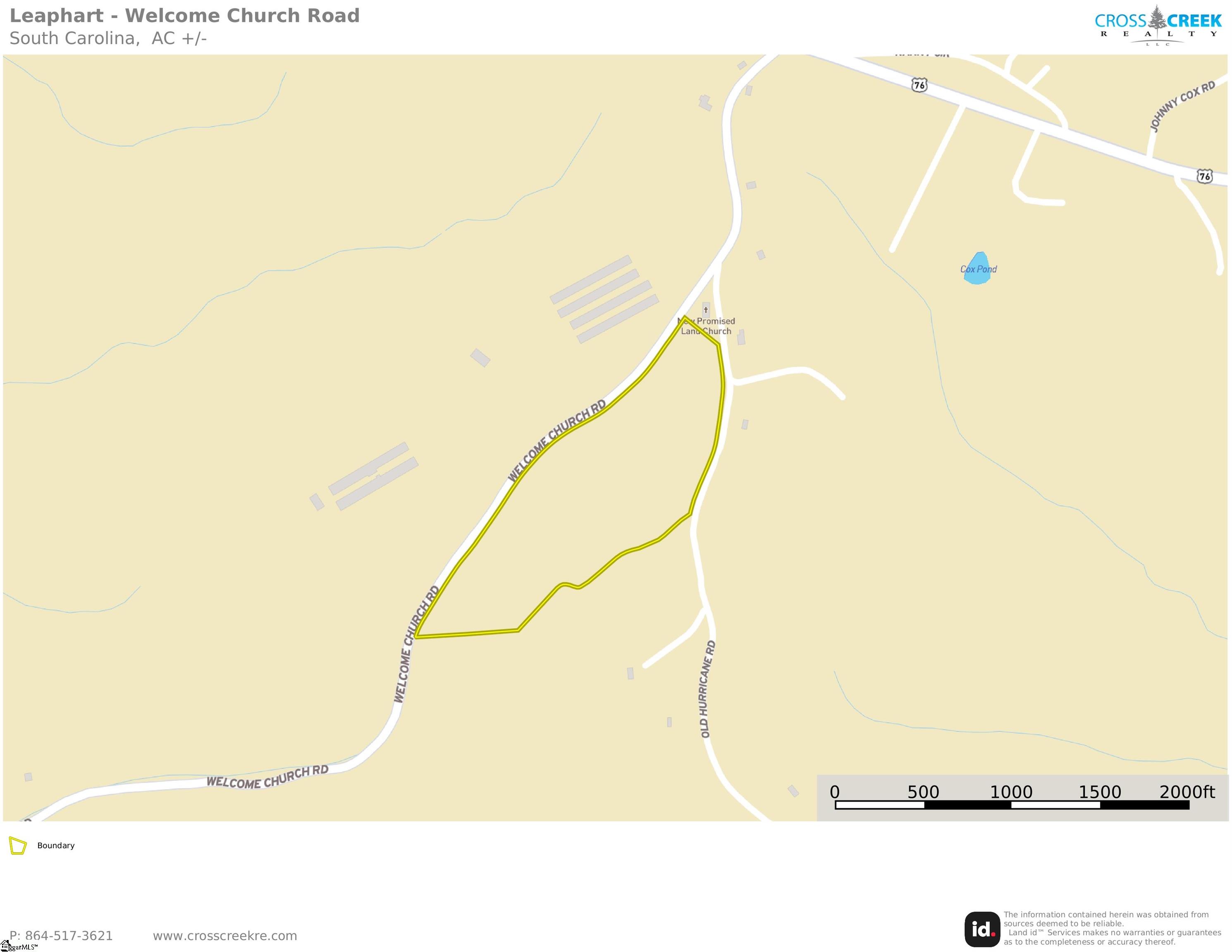 00 Welcome Church Road Westminster, SC 29693