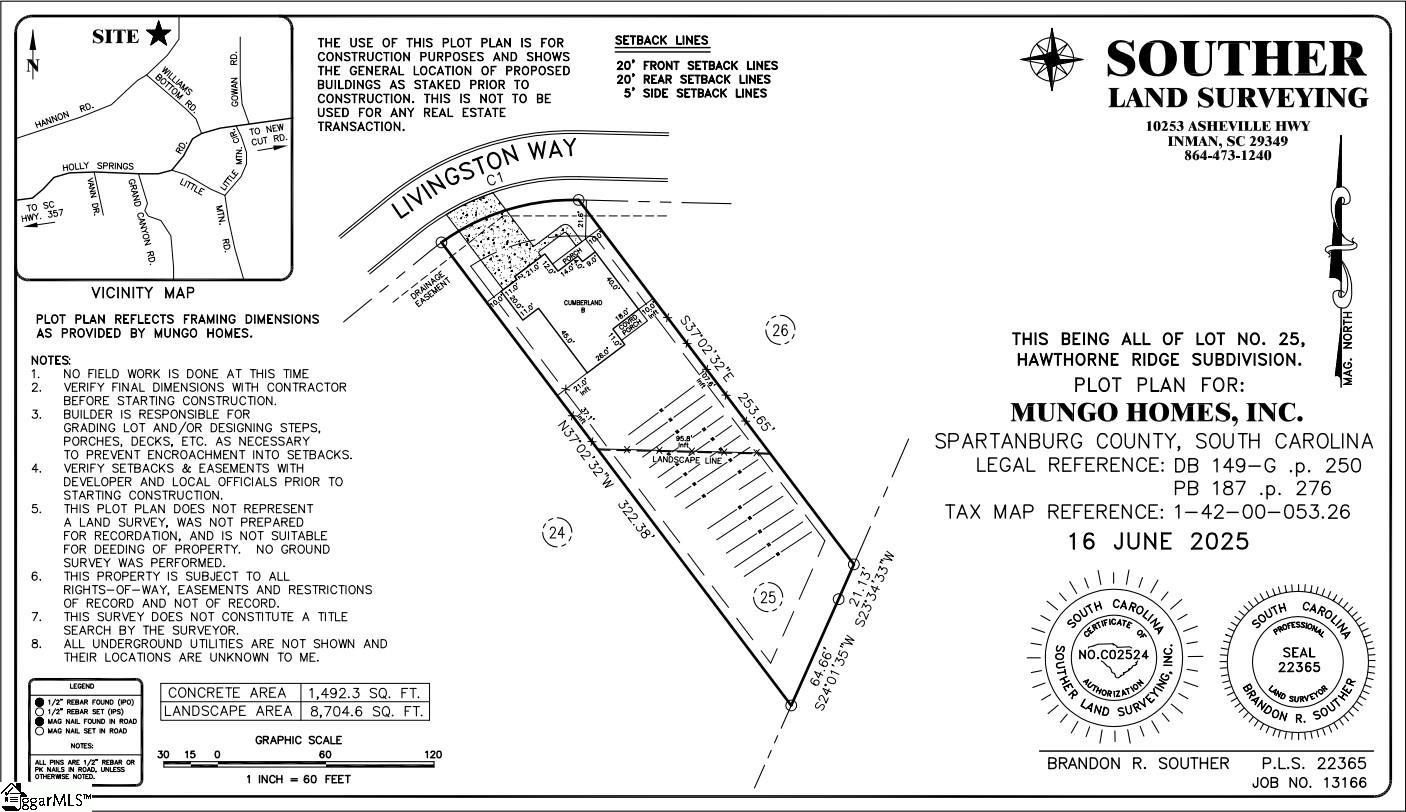 521 Livingston Way UNIT Lot 25 Inman, SC 29350