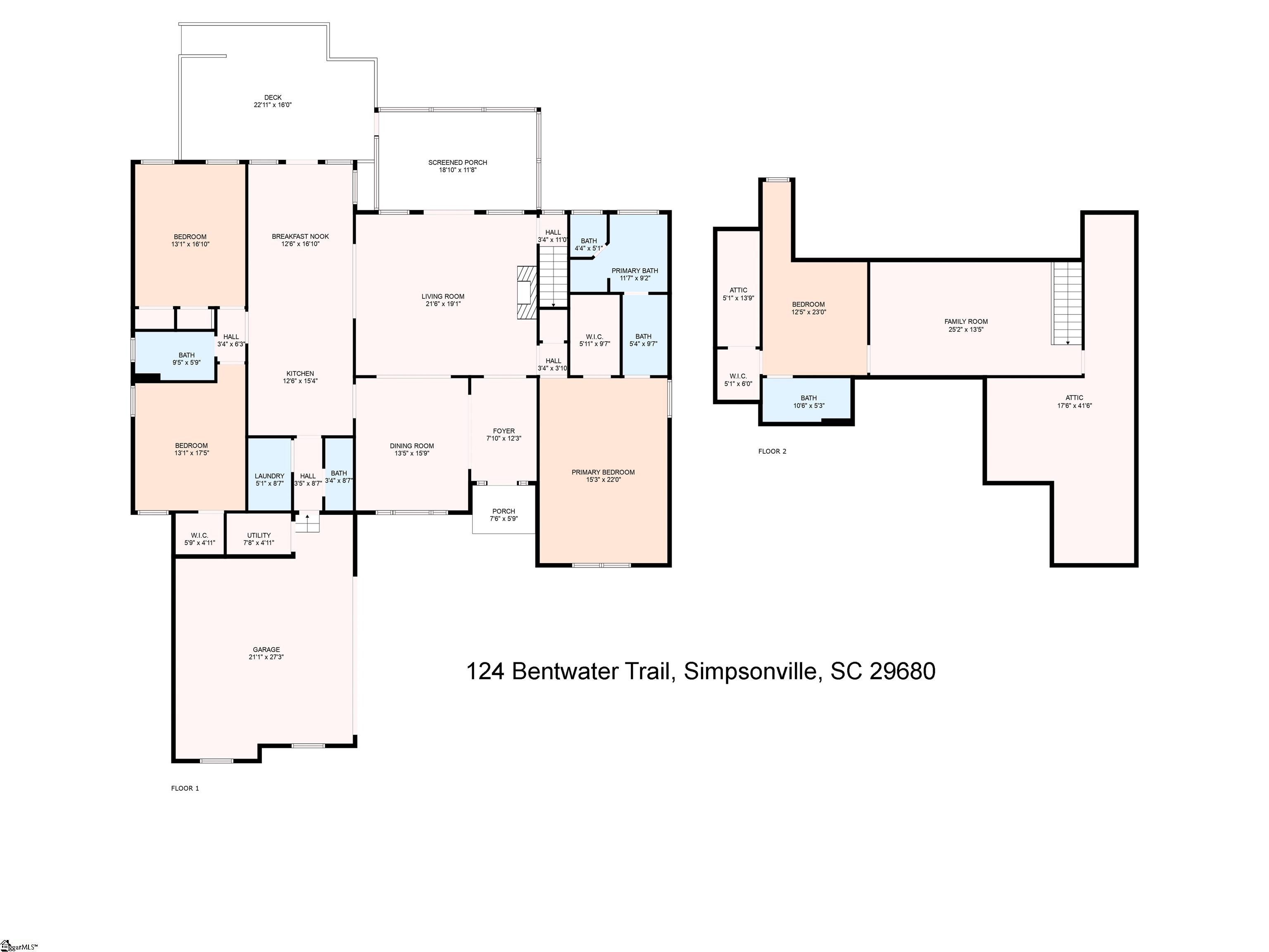 124 Bentwater Trail Simpsonville, SC 29680