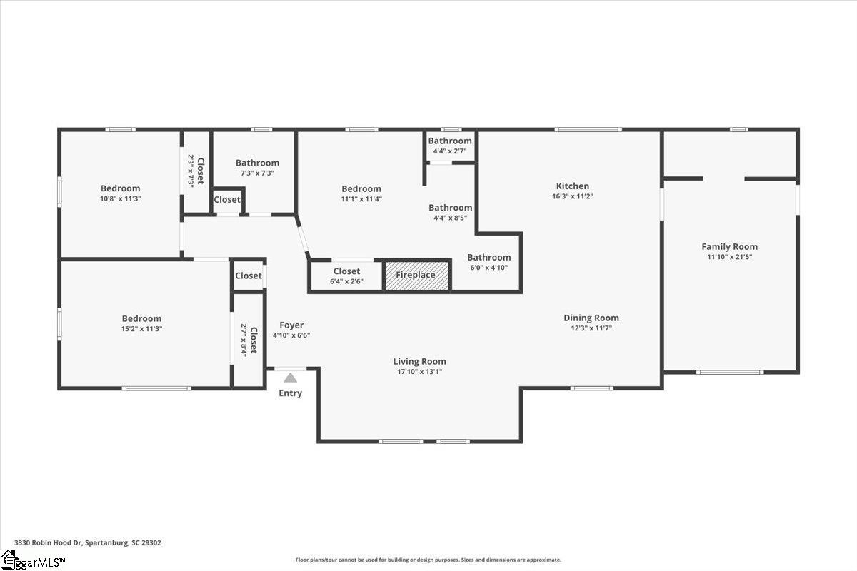 3330 Robin Hood Drive Spartanburg, SC 29303