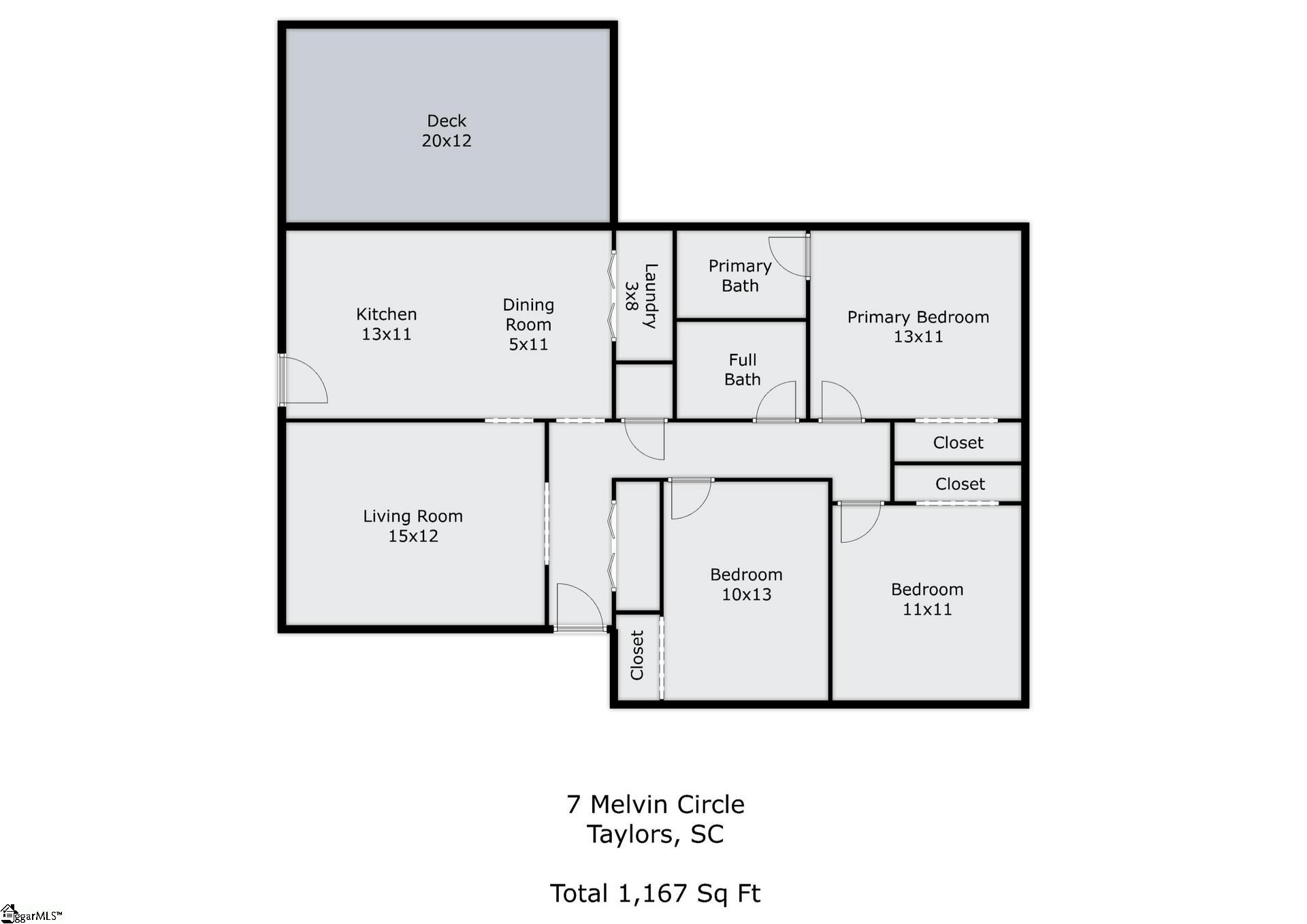 7 Melvin Circle Taylors, SC 29687
