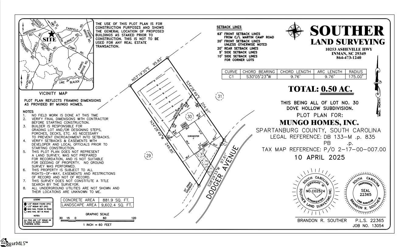 410 Dodger Avenue UNIT Lot 30 Chesnee, SC 29323