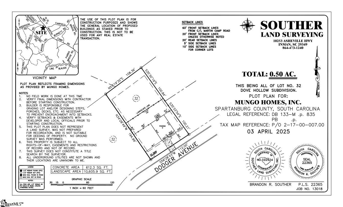 402 Dodger Avenue UNIT Lot 32 Chesnee, SC 29323