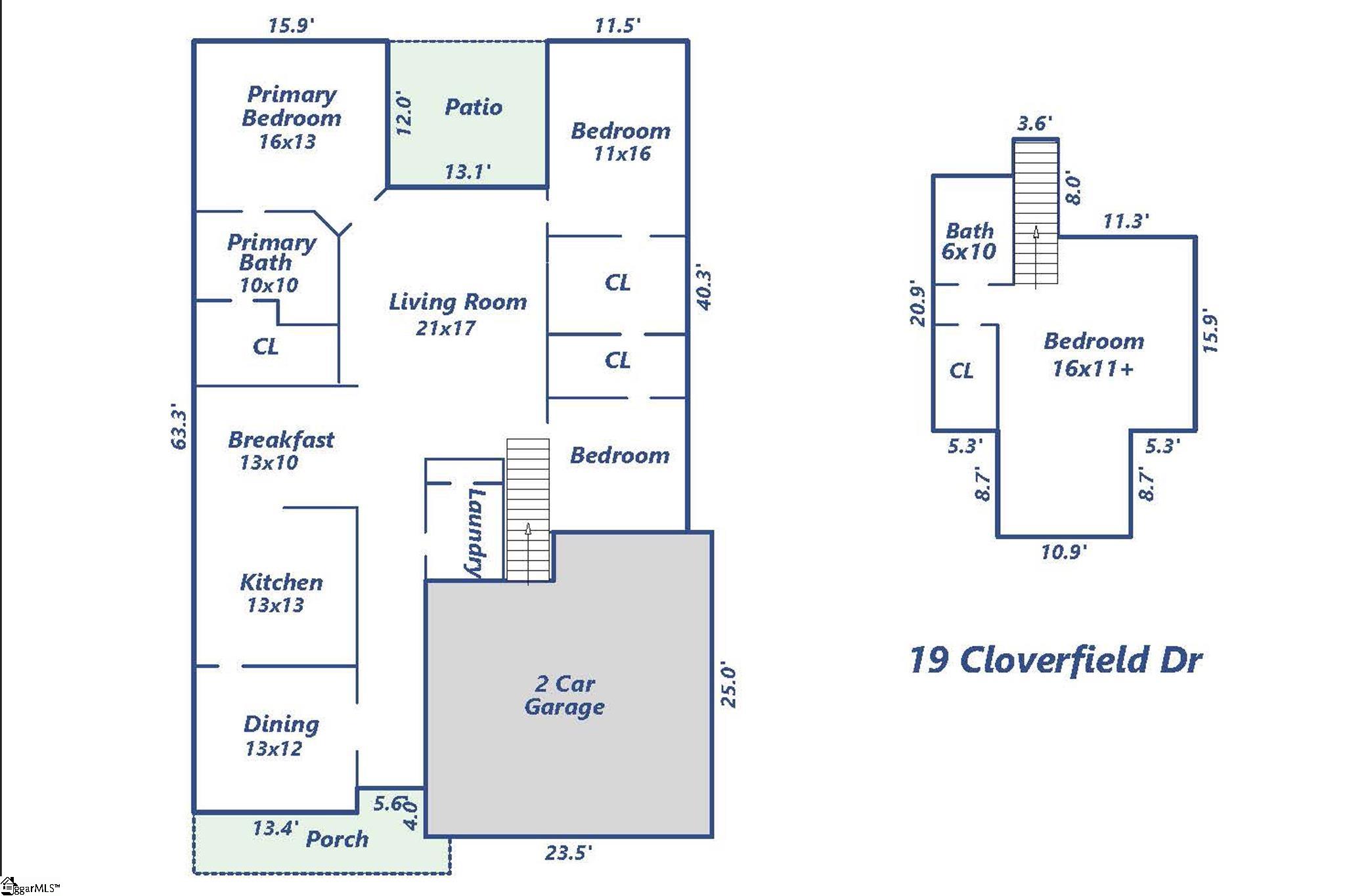 19 Cloverfield Drive Simpsonville, SC 29680-7697