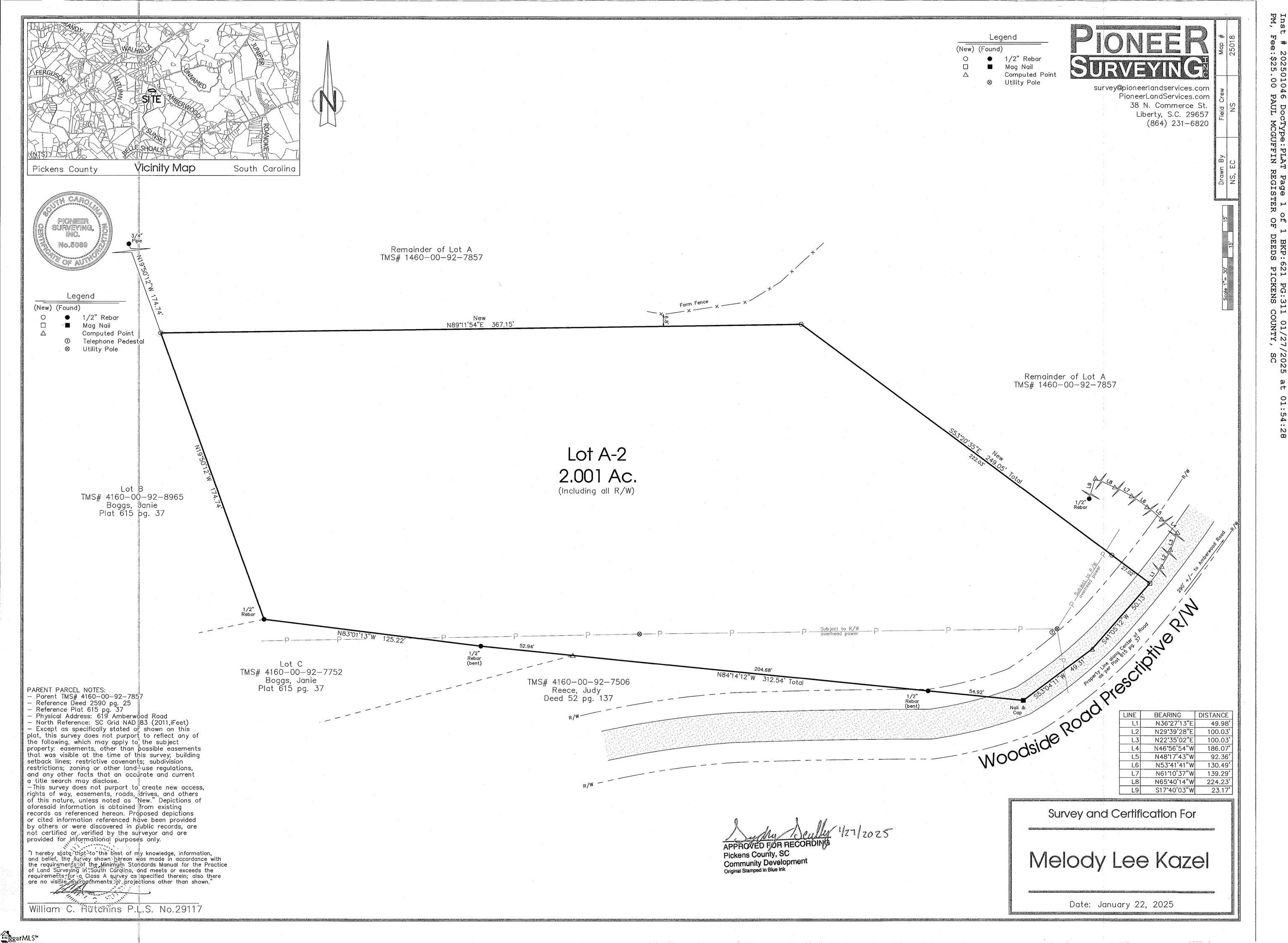 619 Amberwood Road UNIT LOT A-2 Pickens, SC 29671