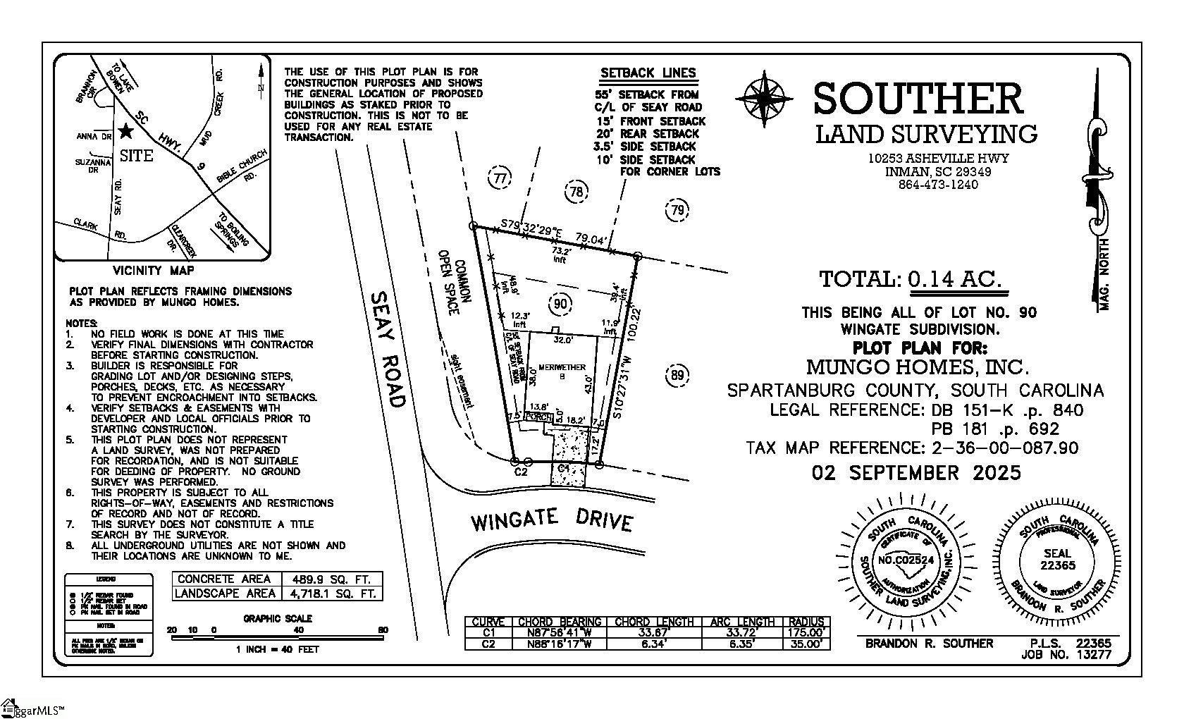 7003 Wingate Drive Inman, SC 29349