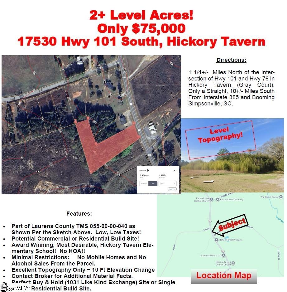 17530 S Highway Laurens, SC 29645-0000