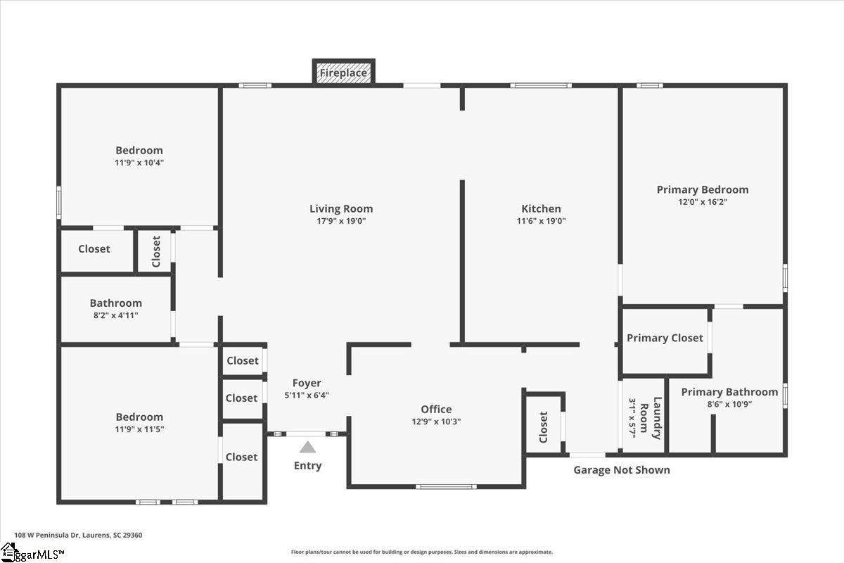 108 W Peninsula Drive Laurens, SC 29360