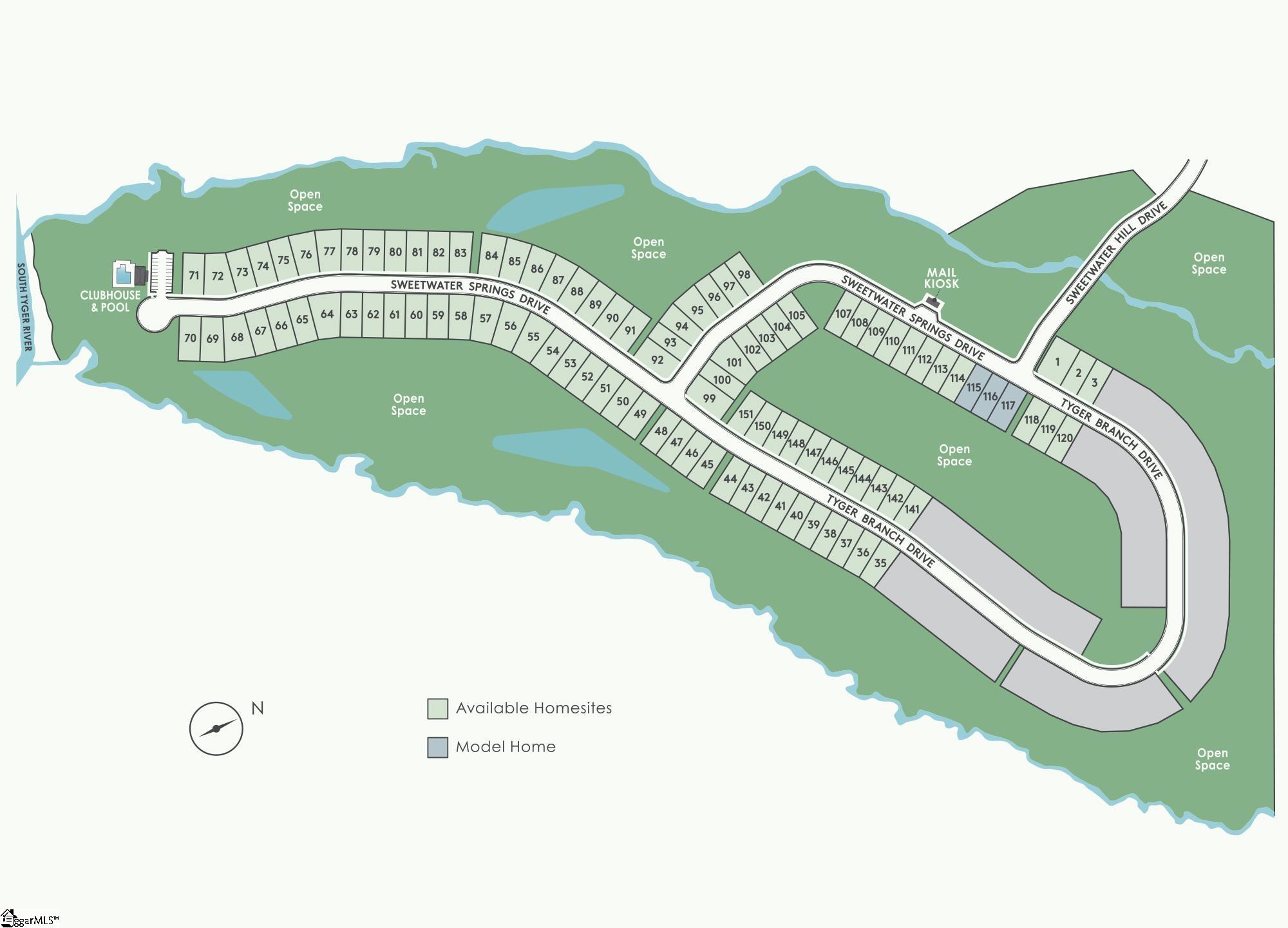 Homes for sale in Moore, SC | 1150 Tyger Branch Dr #Lot 81, Moore, SC 29369 | MLS# 1573366