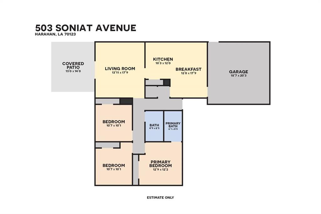 Homes for sale in Harahan, LA | 503 Soniat Avenue, Harahan, LA 70123 | MLS# NO2529114