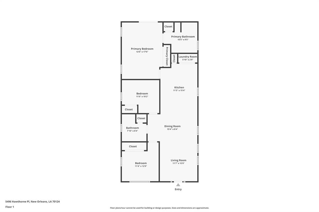 Homes for sale in New Orleans, LA | 5496 Hawthorne Pl, New Orleans, LA 70124 | MLS# NO2532870