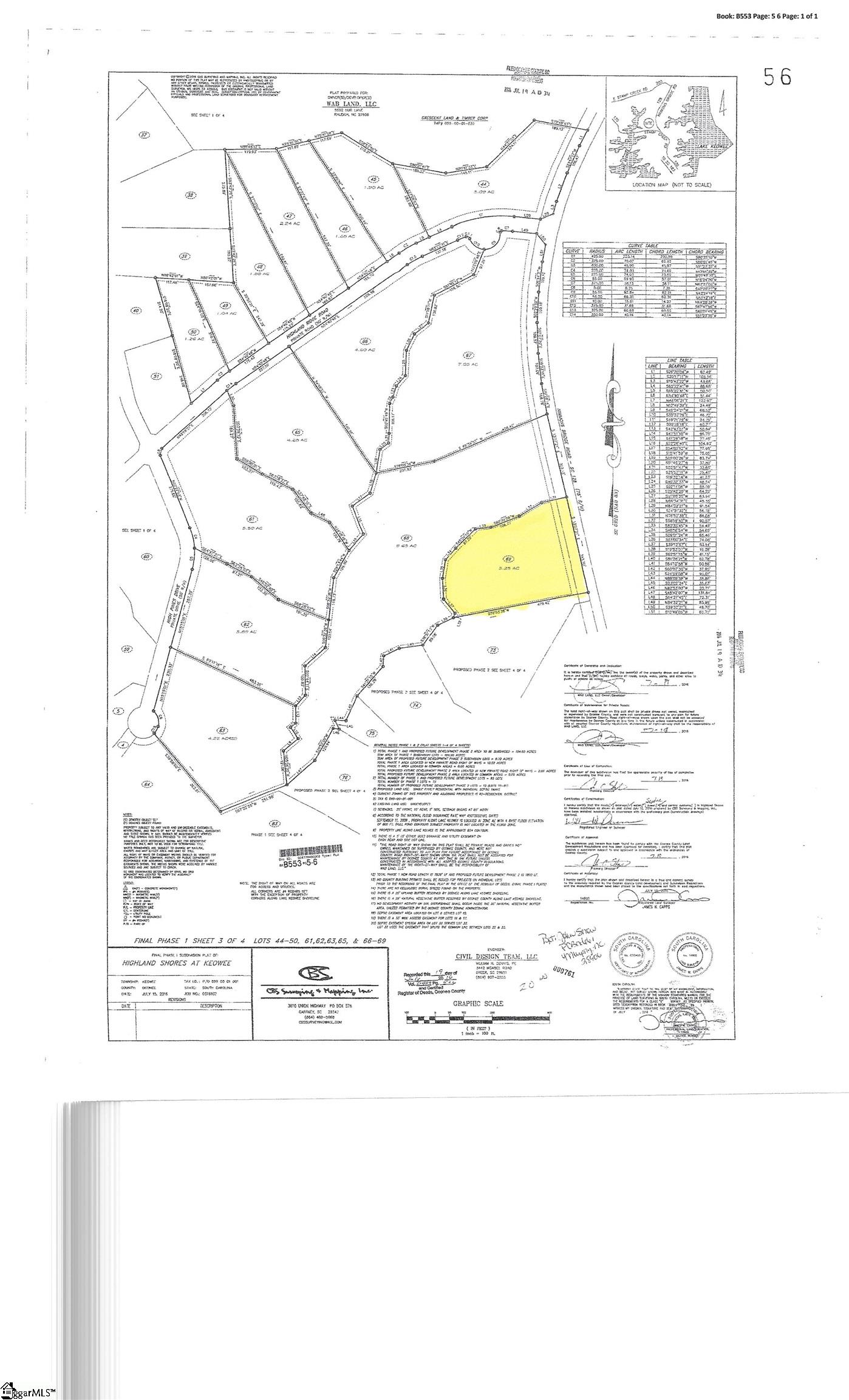 0 Nimmons Bridge Road Lot 69, Salem SC 29696