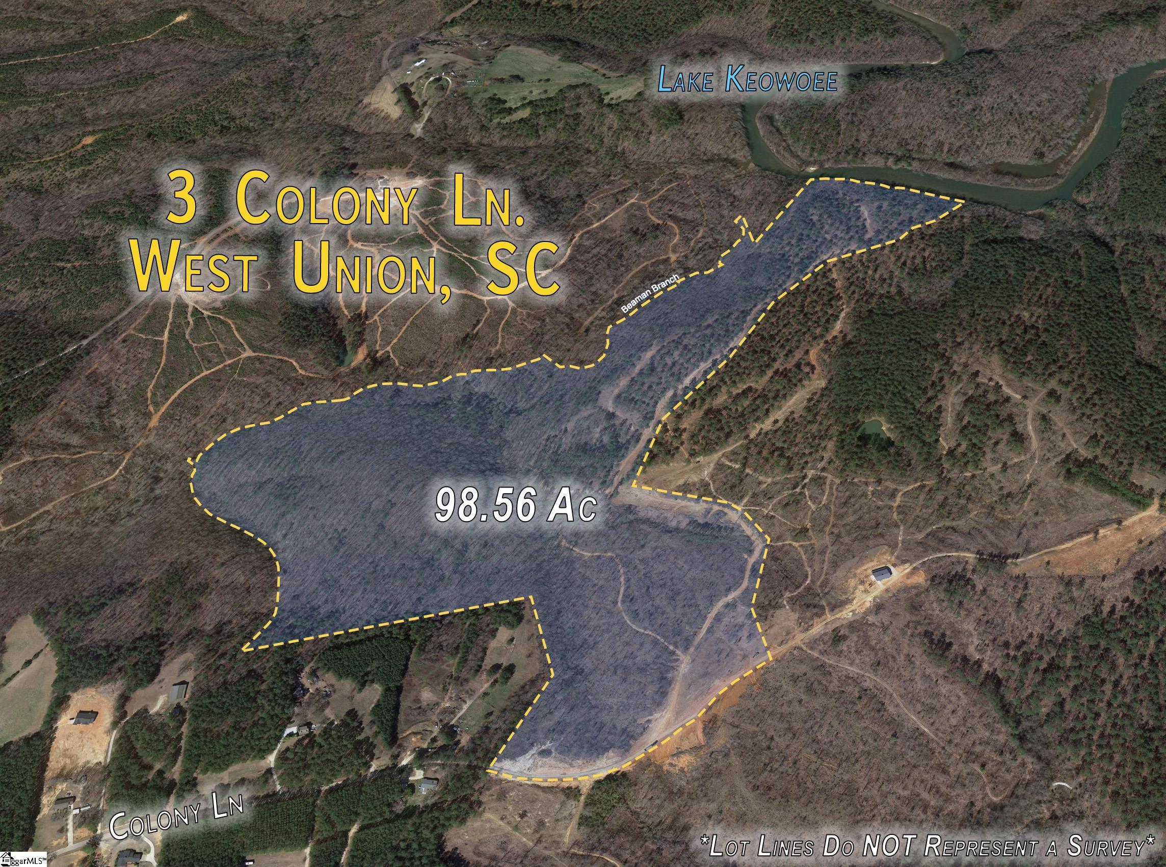 TBD 3 Colony Lane, West Union SC 29696