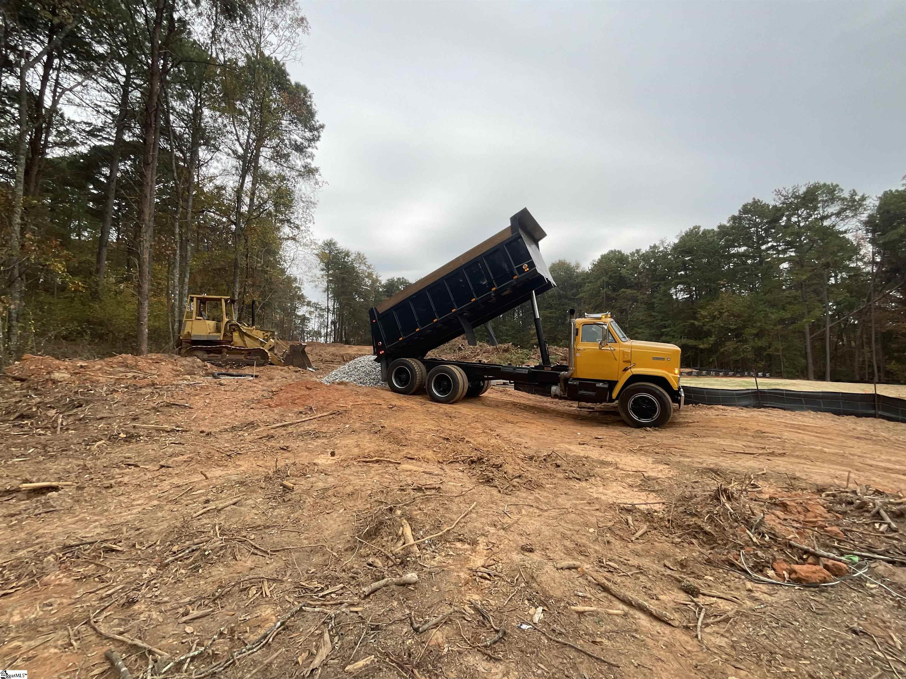 Stone Delivery for Construction Entrance