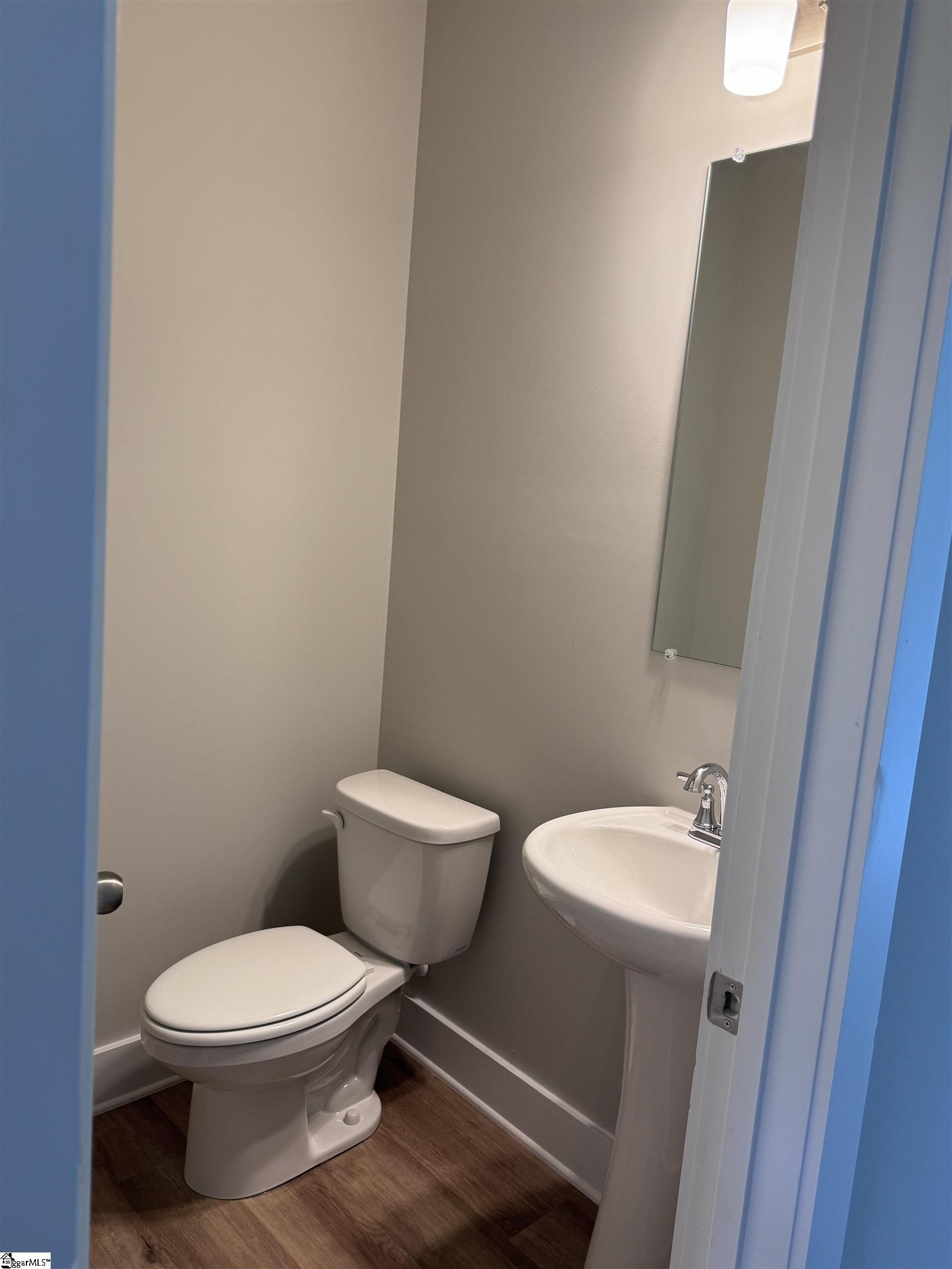 First floor powder room