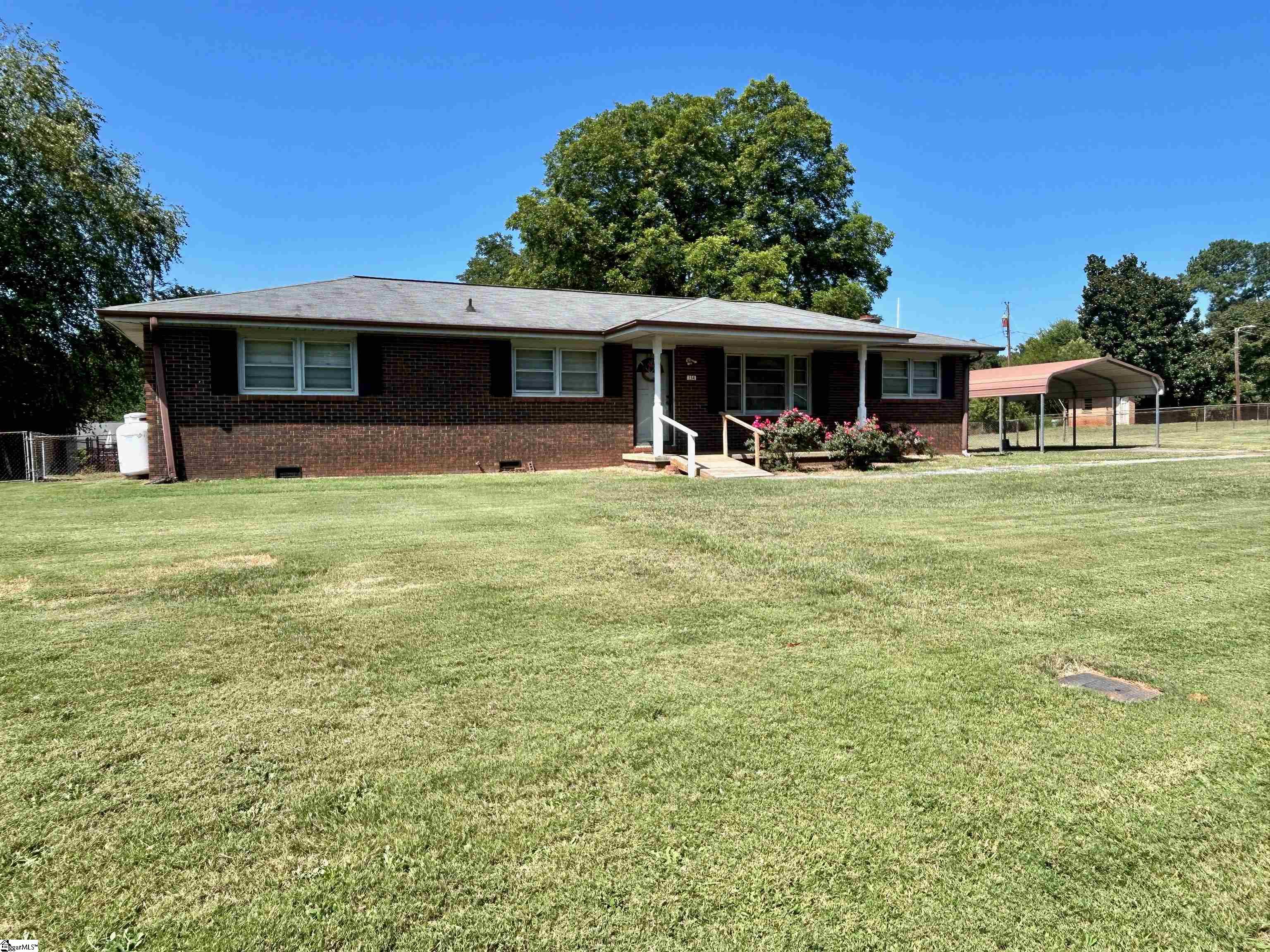 3 bedroom home located just south of Anderson! This home is nestled on just over a half an acre! This brick ranch home has hardwood and vinyl floors throughout! The master bedroom has hardwood floors and comes complete with a full bath! The home is one of the few on the quiet street that features an additional lot with a fenced in back yard! Two out buildings also convey with this property! Come see 114 Knowlandale before it is too late!