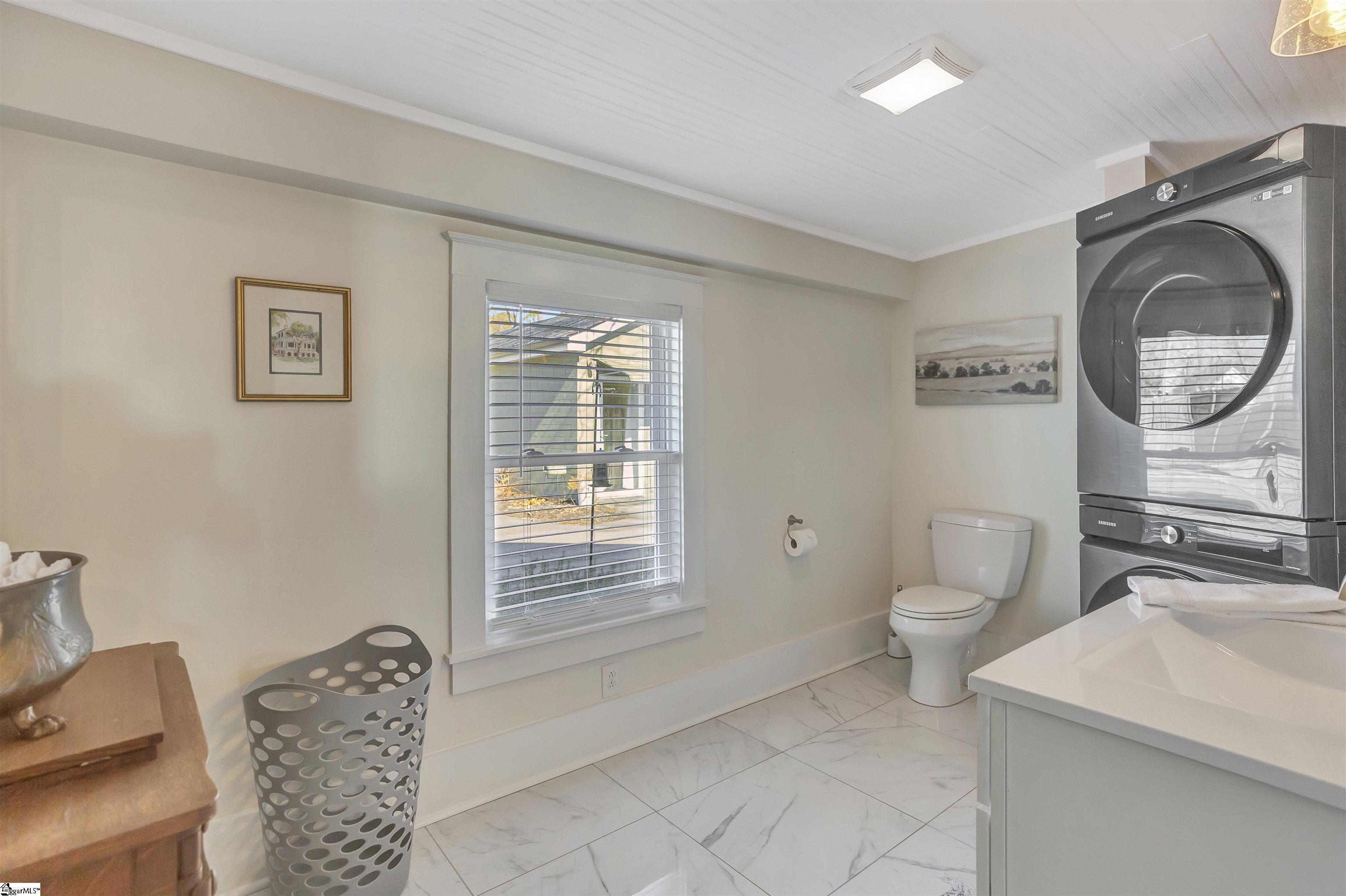 Main house laundry room and half bathroom.