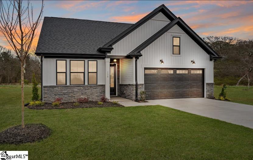 Open plan with great views off the back of the home.