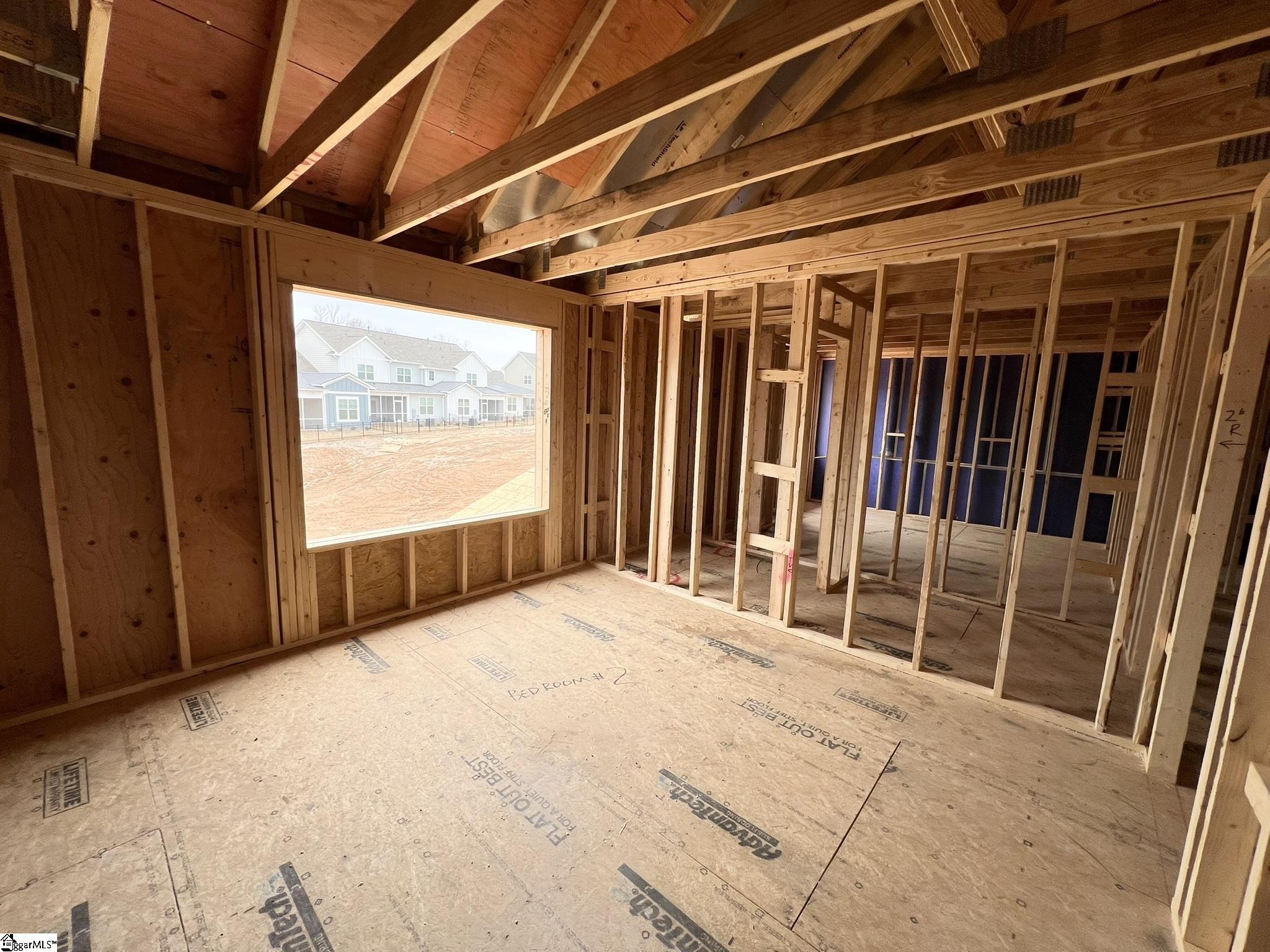 With walk-in closet and large windows