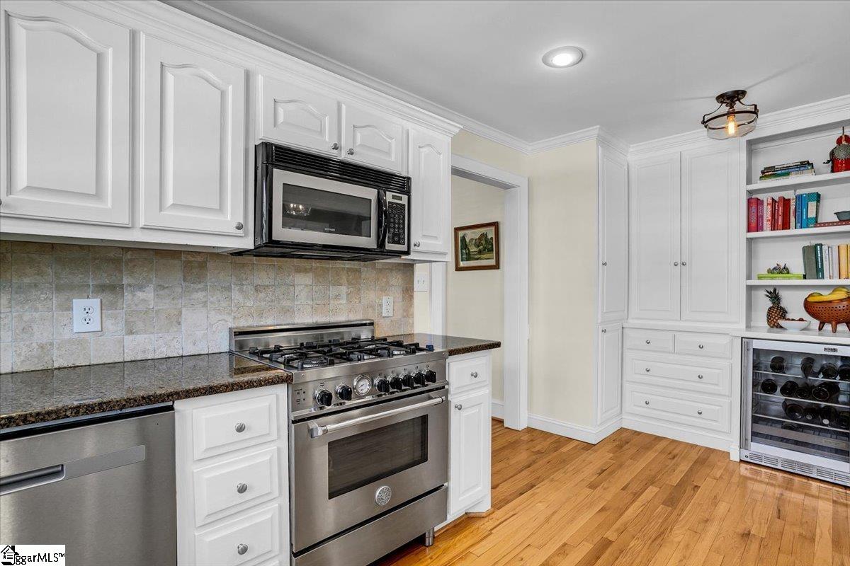 built-ins in kitchen create tons of storage