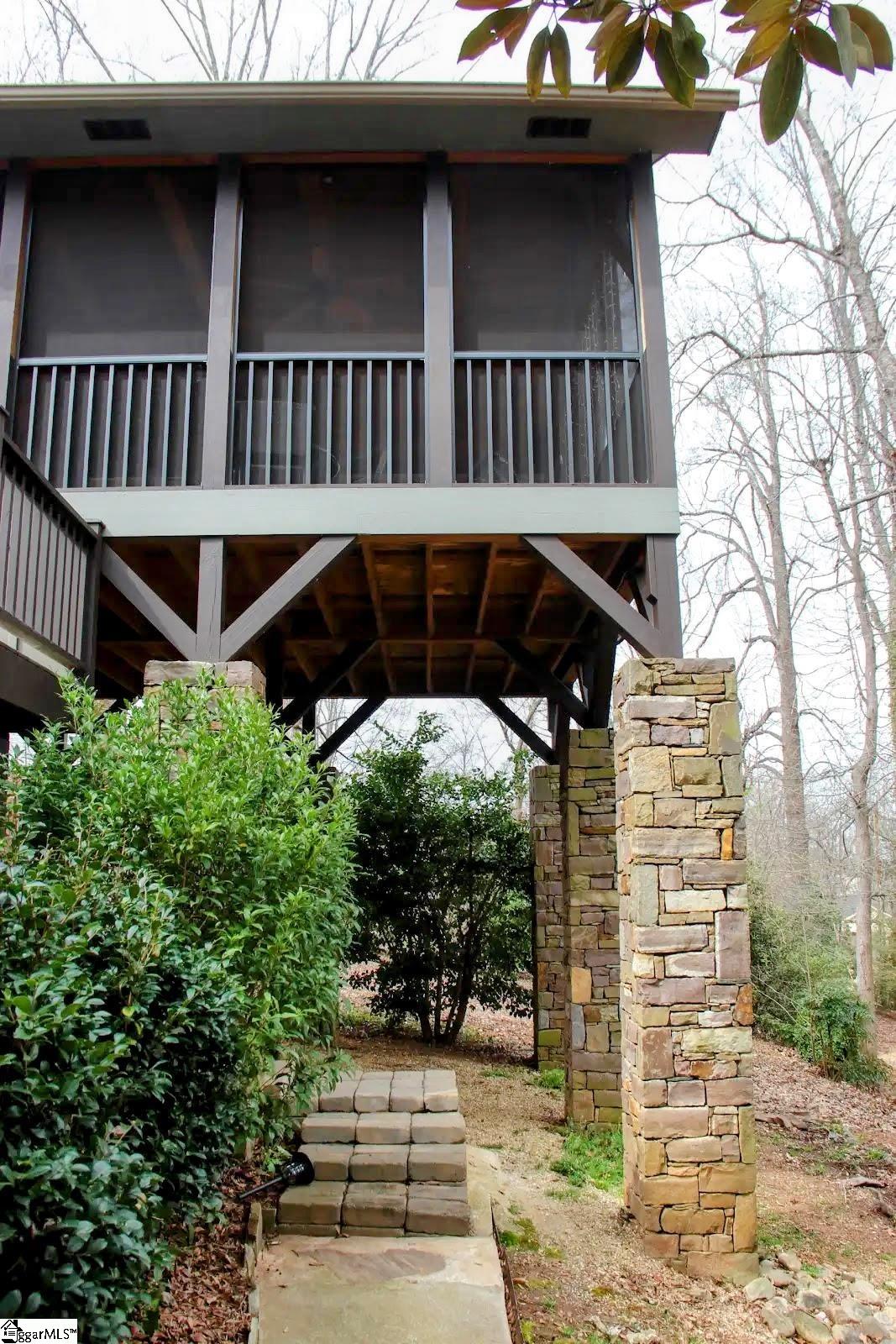 Walkway to Basement Apartment