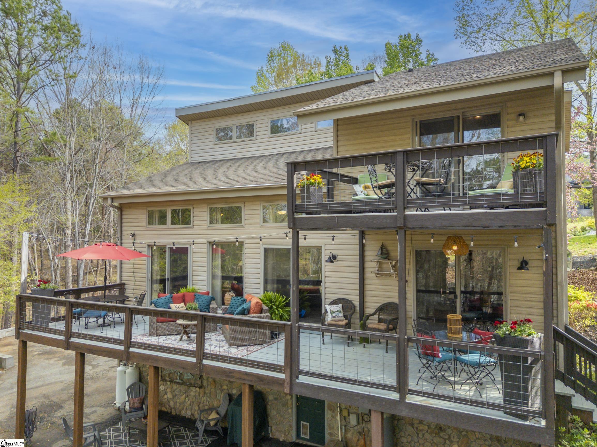 Enjoy the lake view - a great space to entertain or have family parties.