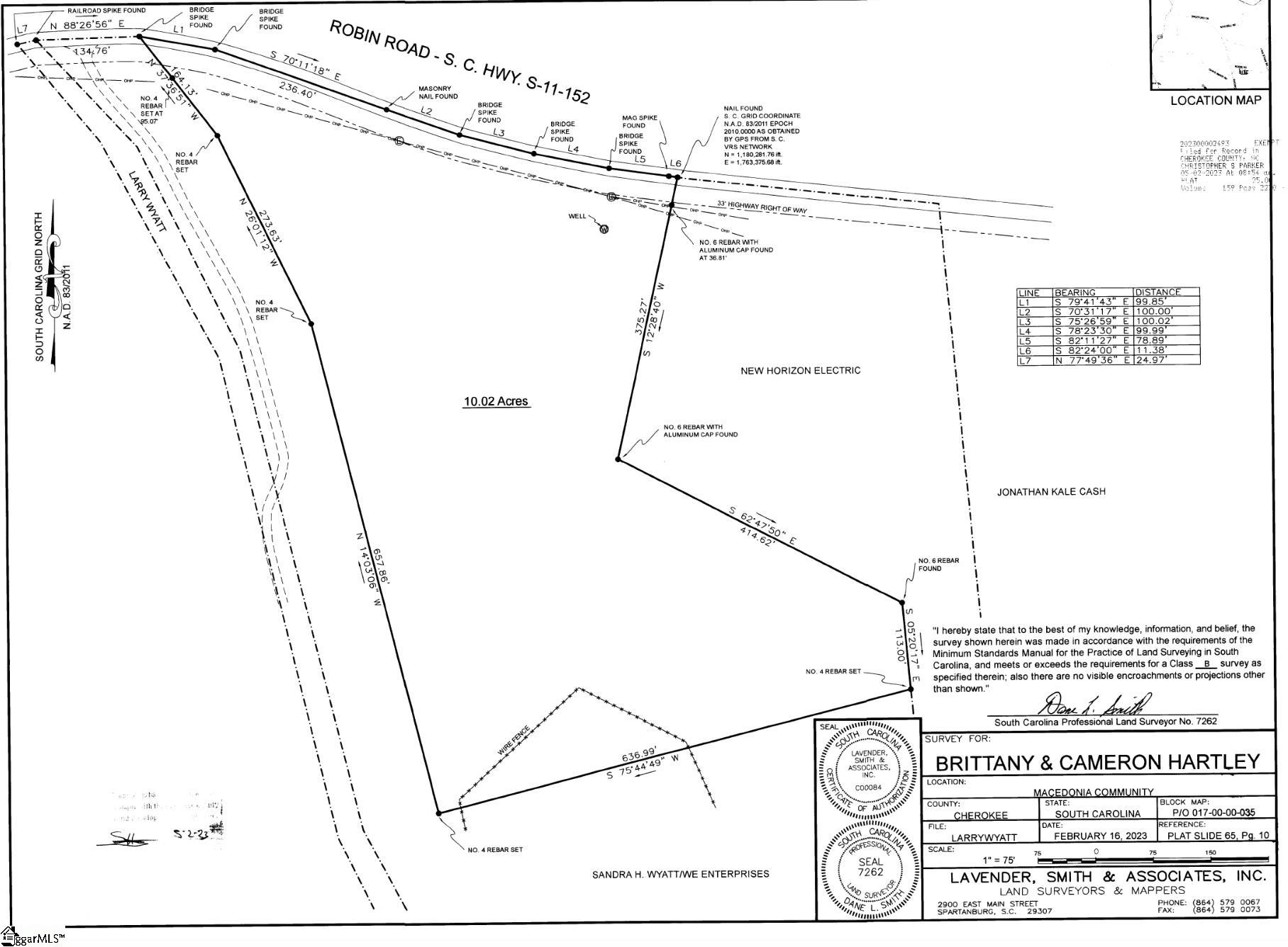 10.02 Acres Robin, Cowpens, South Carolina image 1
