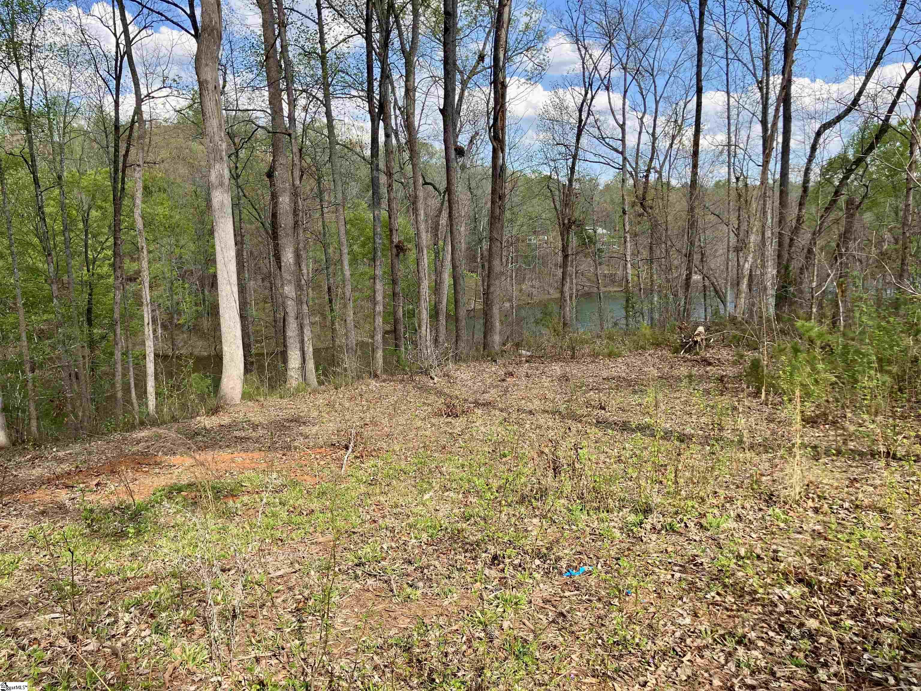 There are 3 sections that have been cleared for a new build, all with beautiful views of Lake Keowee.