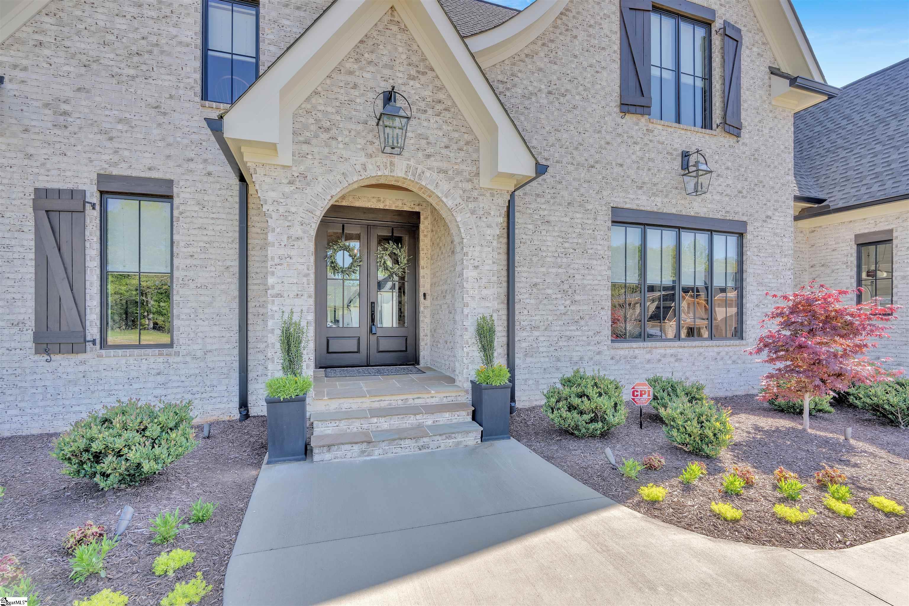 Covered front steps
