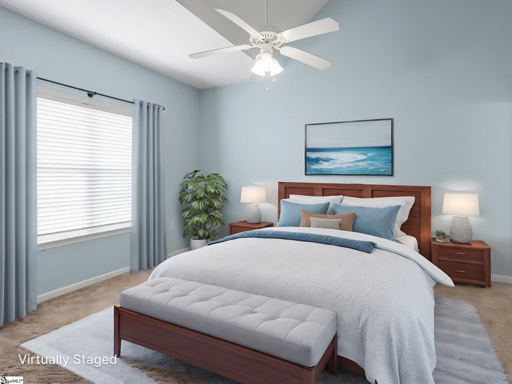 Bedroom Virtually Staged