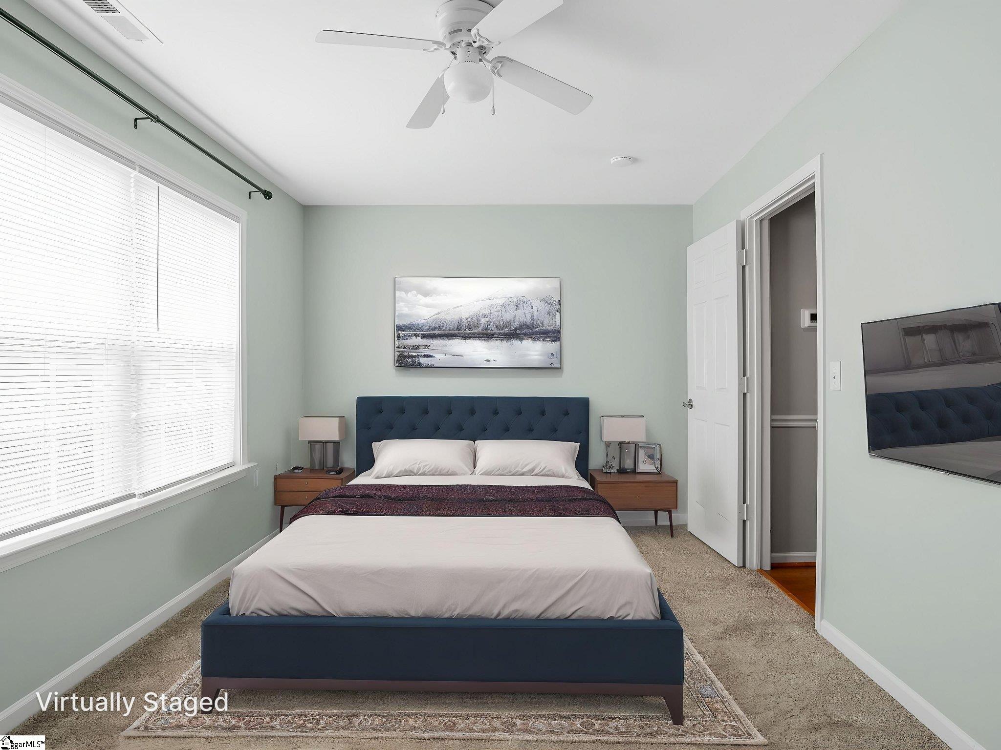 Bedroom Virtually Staged