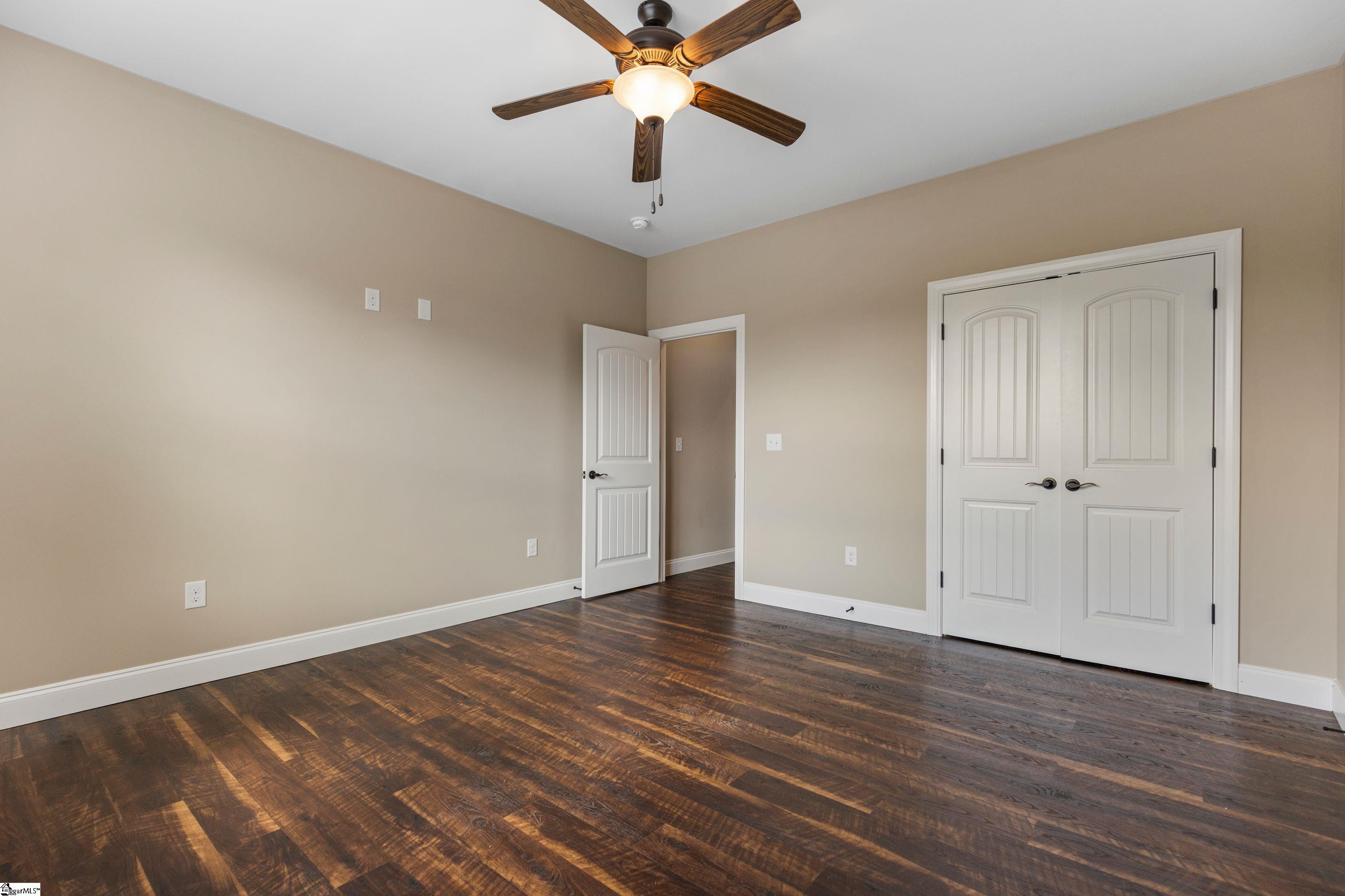 Large Closet and Ceiling Fan