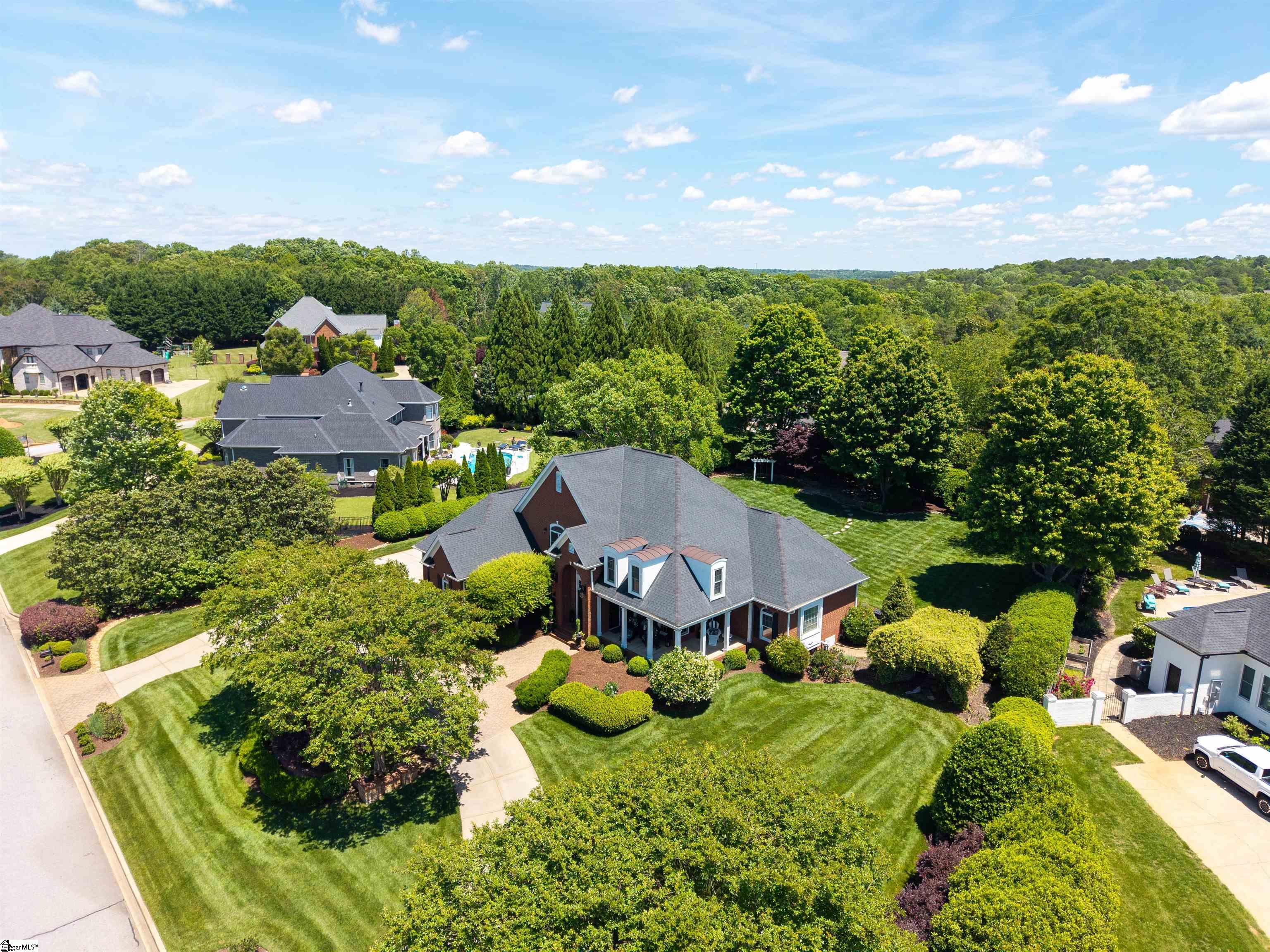 0.74 acres of pristine landscaping & uplighting.