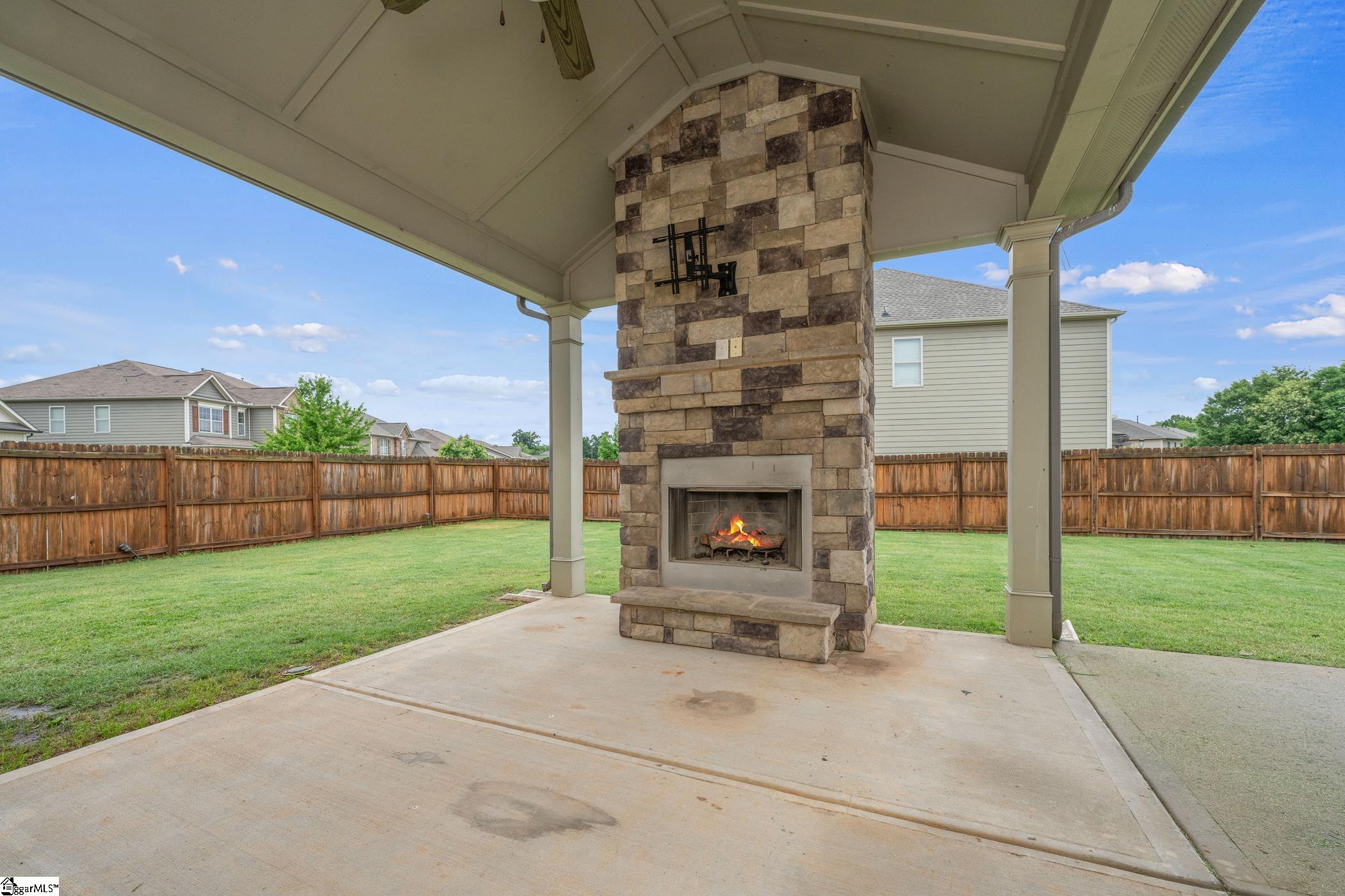 Outdoor Fireplace