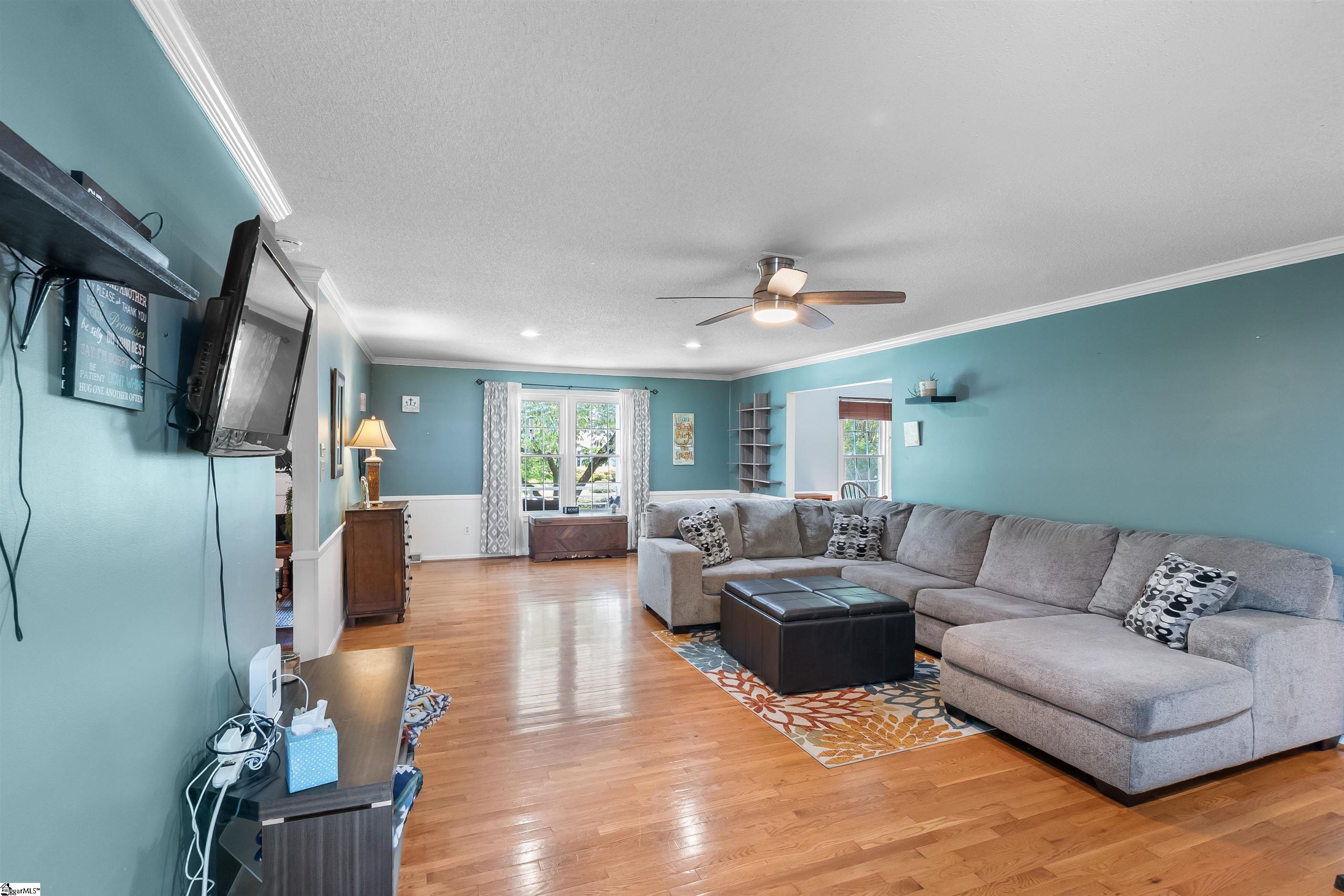 Lots of Room to possibly move dining table towards front and make Dining Room an Office