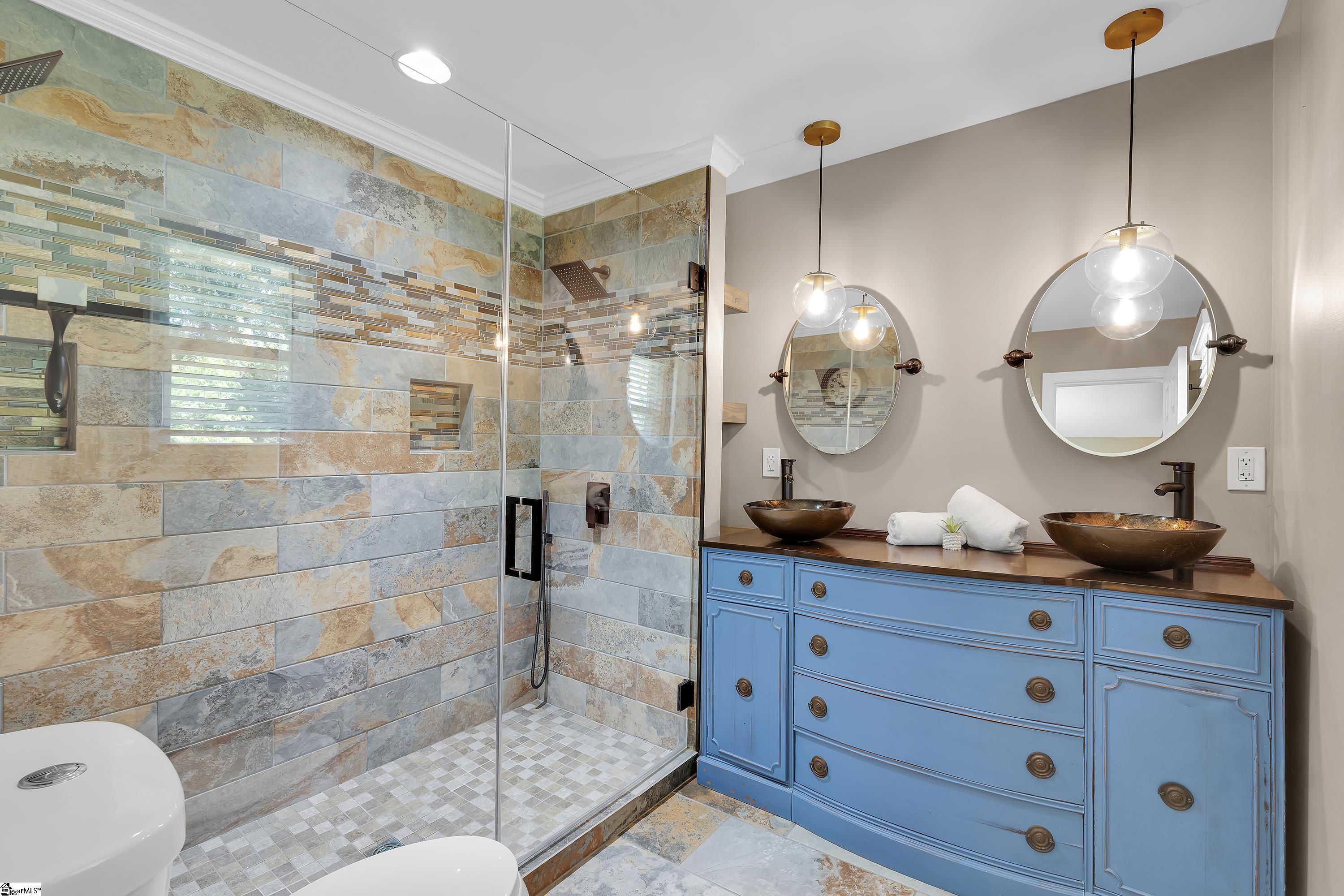Double Vanity, custom built
