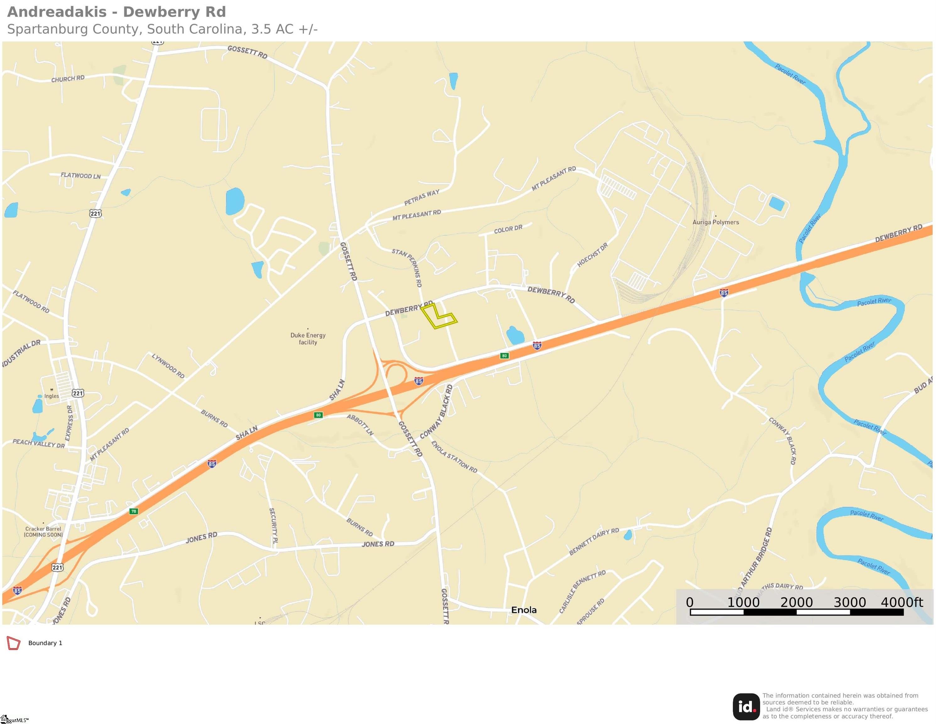 Dewberry Road Spartanburg, SC 29307