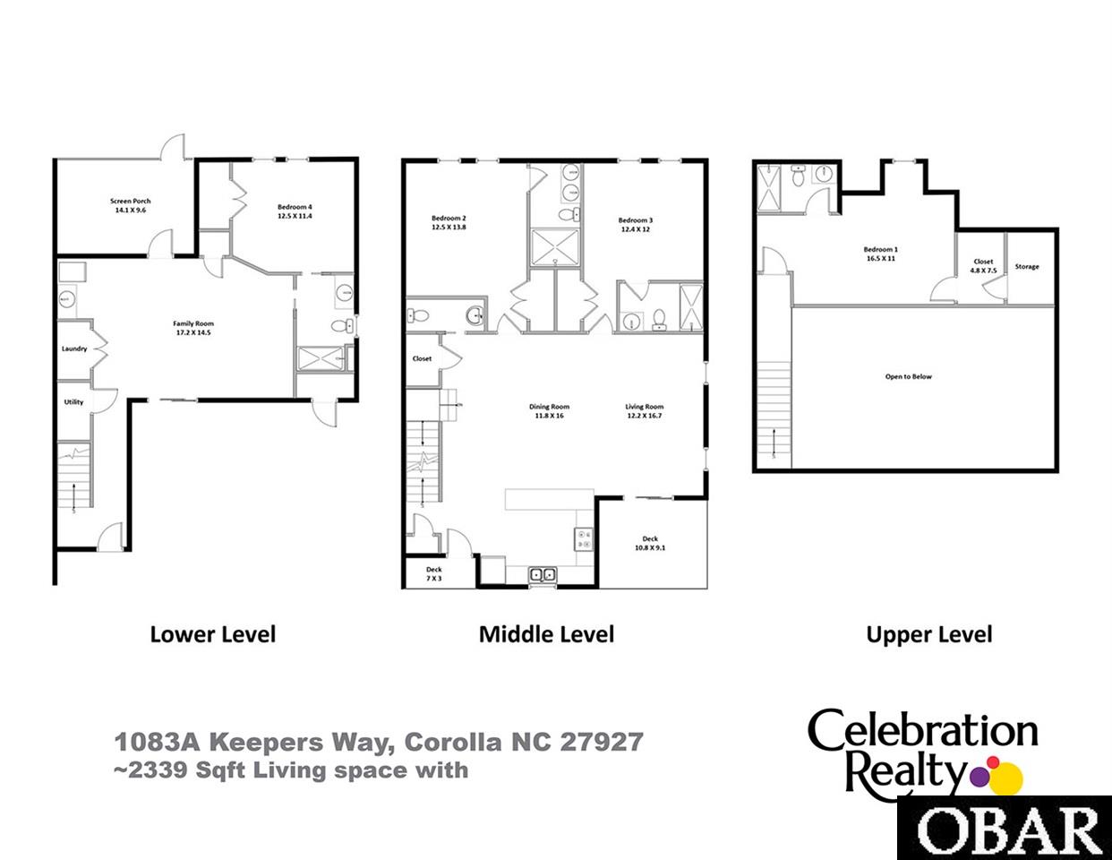1083A Keepers Way, Corolla, NC 27927, 4 Bedrooms Bedrooms, ,4 BathroomsBathrooms,Residential,For sale,Keepers Way,108776