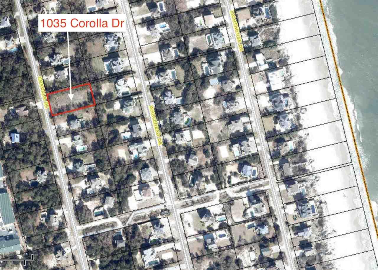 The perfect building site in Whalehead just 5 rows from beach!  Over $30K in fill put in several years ago preparing to build 8 br house.  Water tap paid. Large, 20,000 sq ft lot, short walk to the beach, wonderful neighborhood to run and ride bikes in, close to the Corolla Bike path offering easy access to Timbuck II and Food Lion Shopping centers, mini-golf, The Currituck Lighthouse and lots of options for dining and shopping!